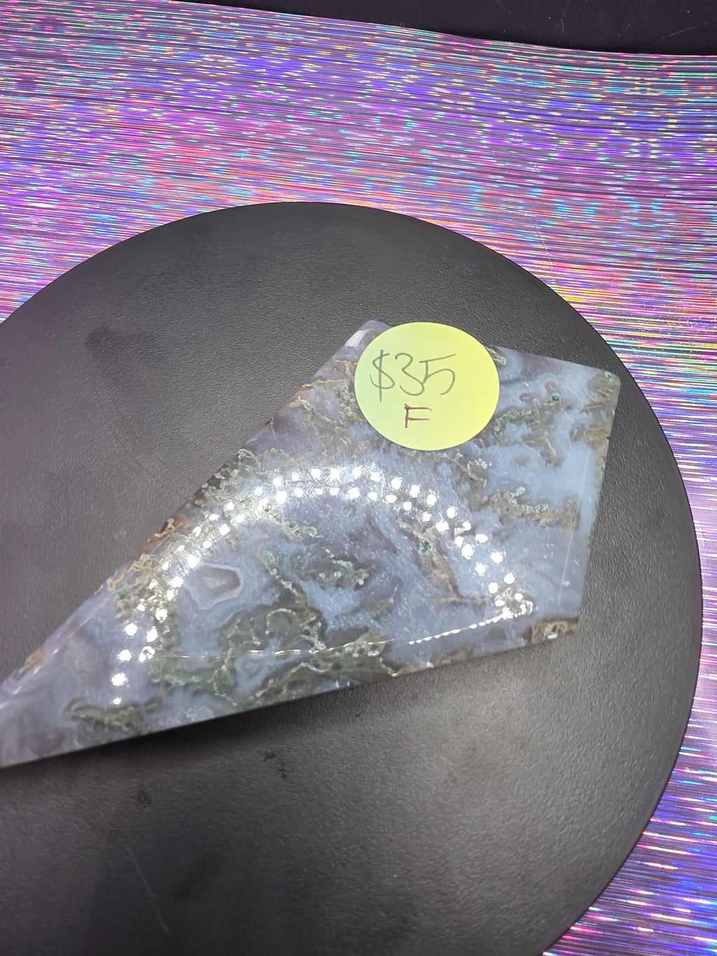Moss Agate Diamond F
