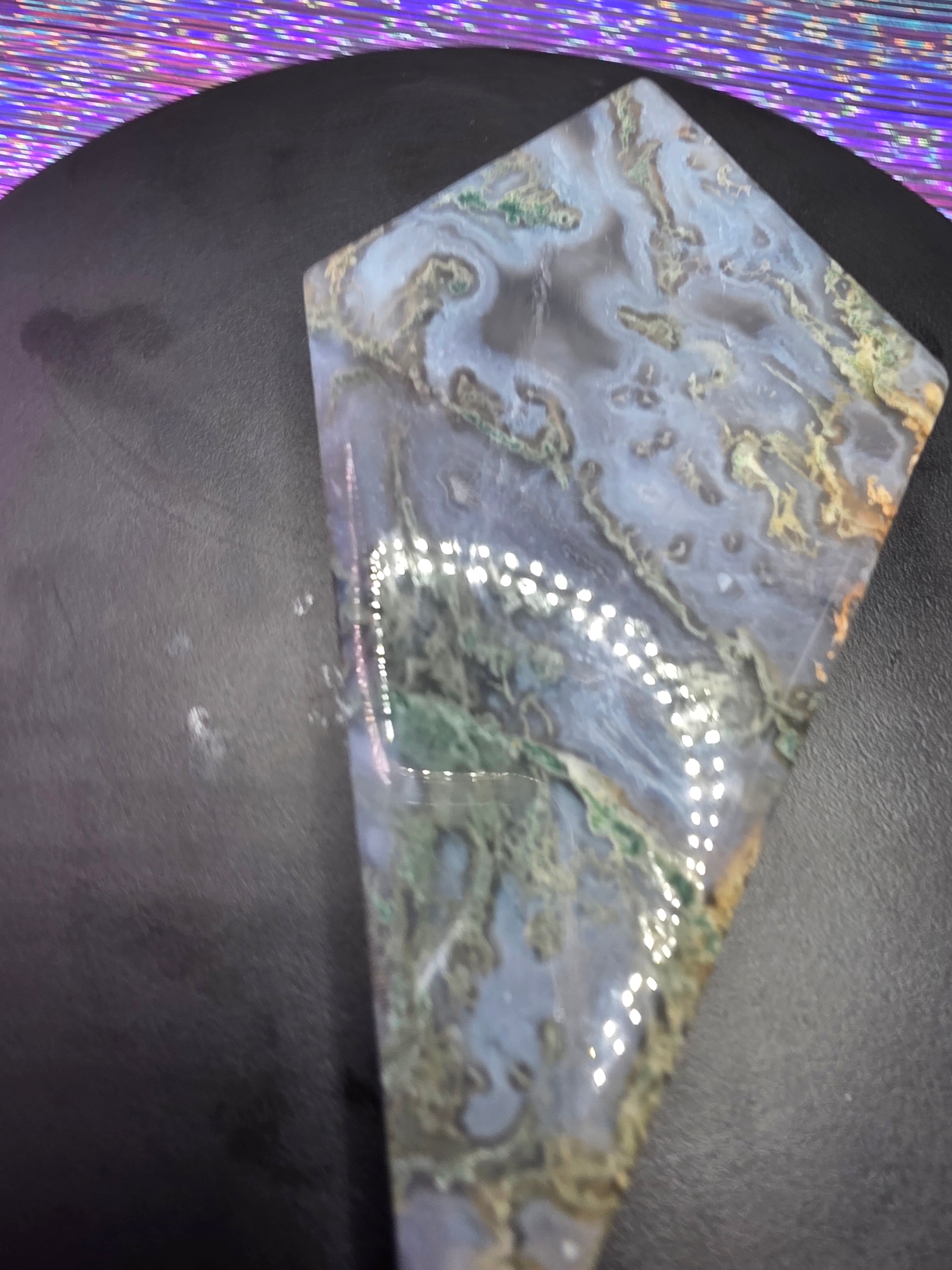 Moss Agate Diamond F