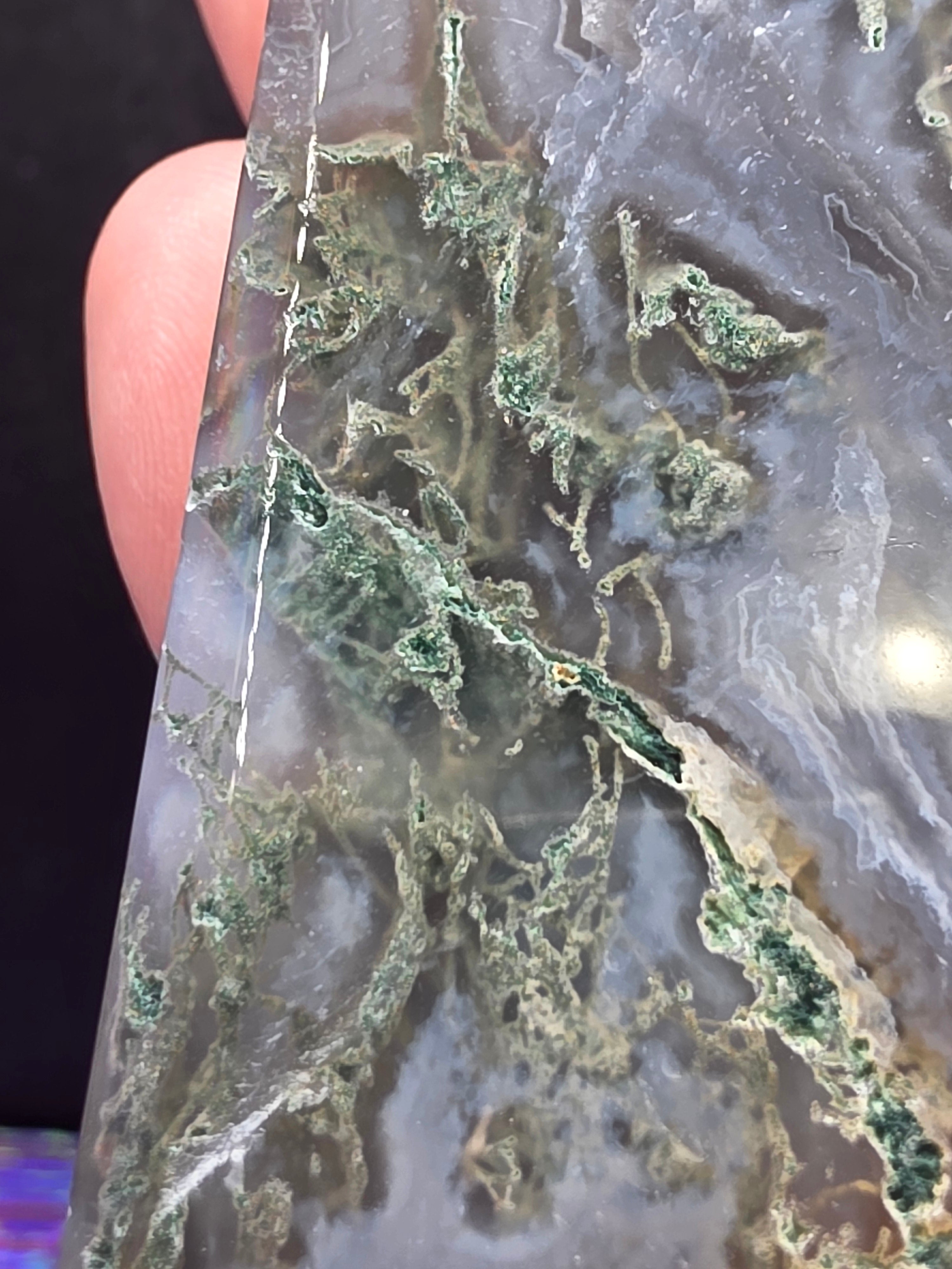 Moss Agate Diamond F