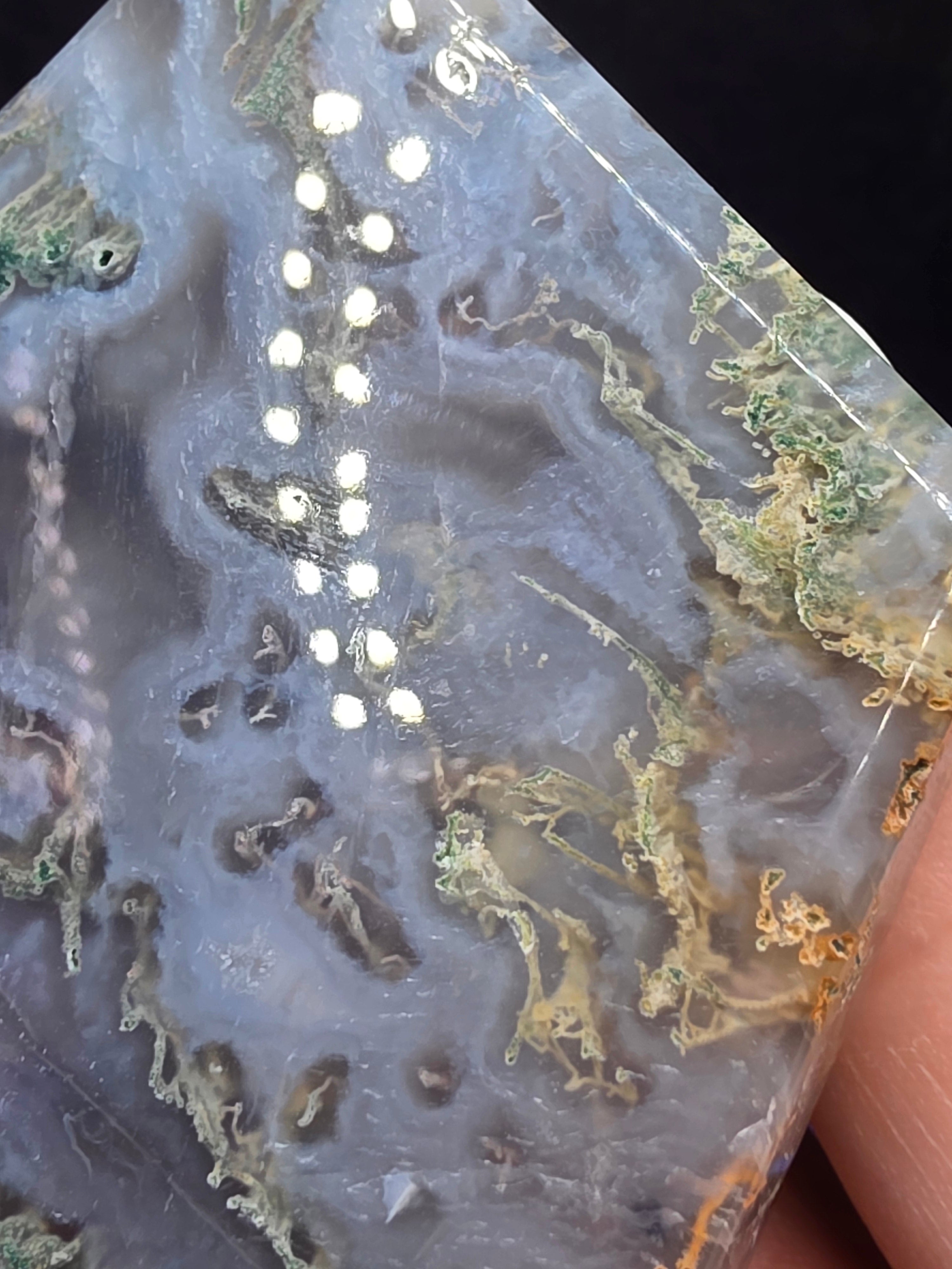 Moss Agate Diamond F