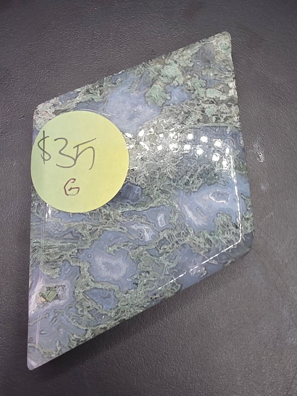 Moss Agate Diamond G