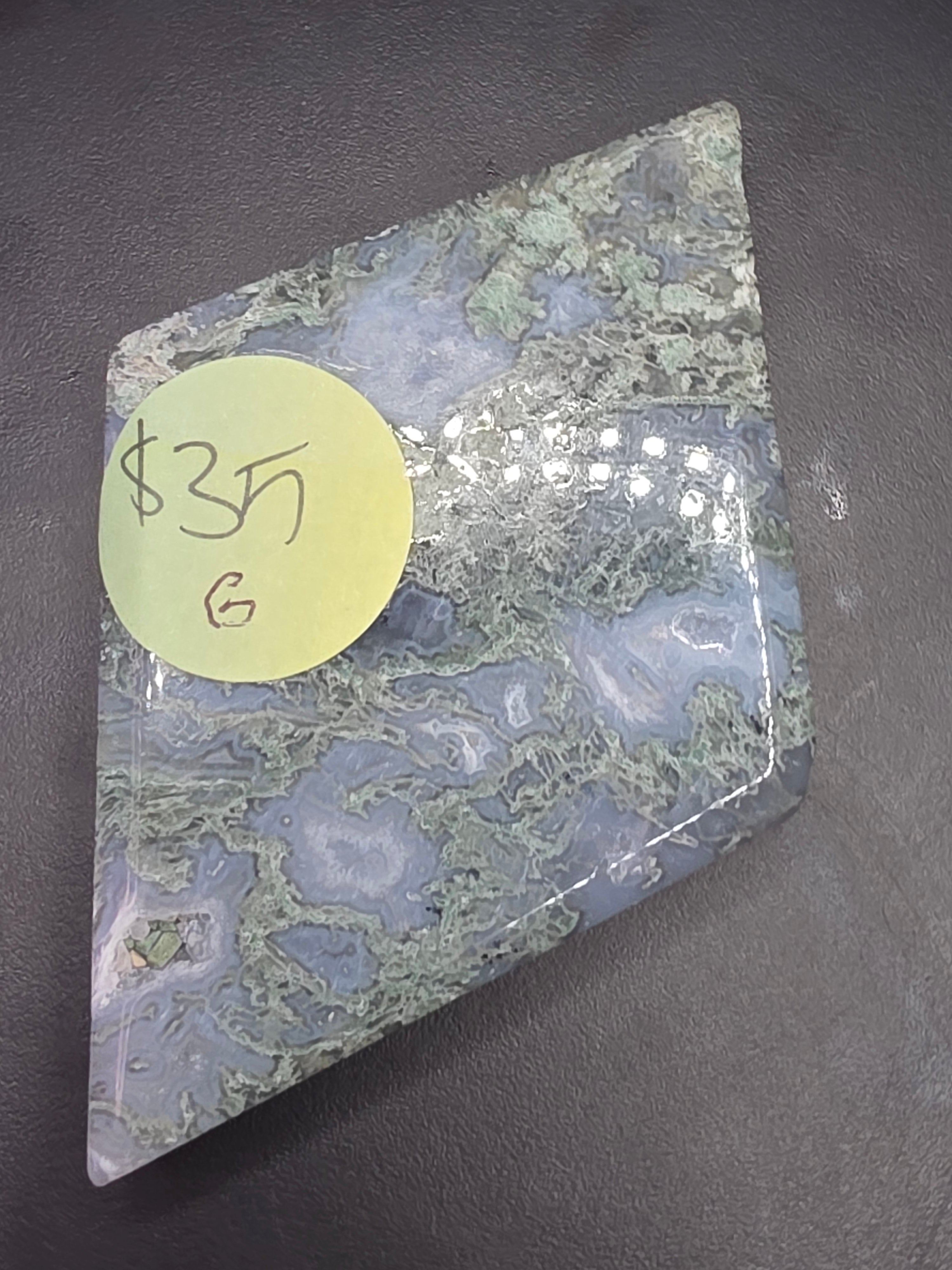 Moss Agate Diamond G