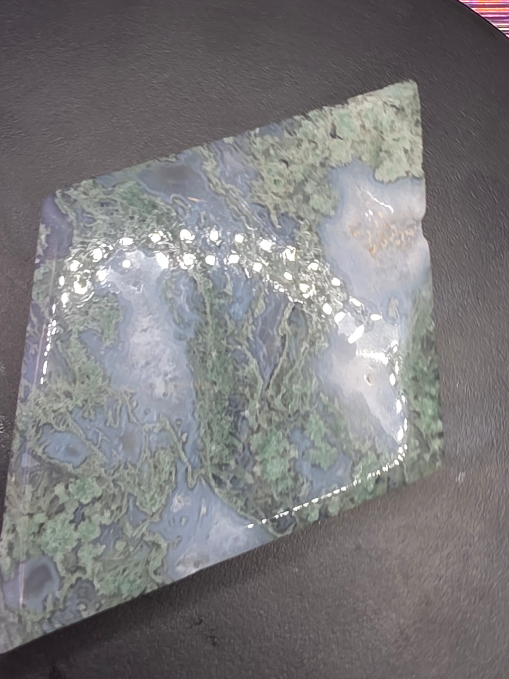 Moss Agate Diamond G