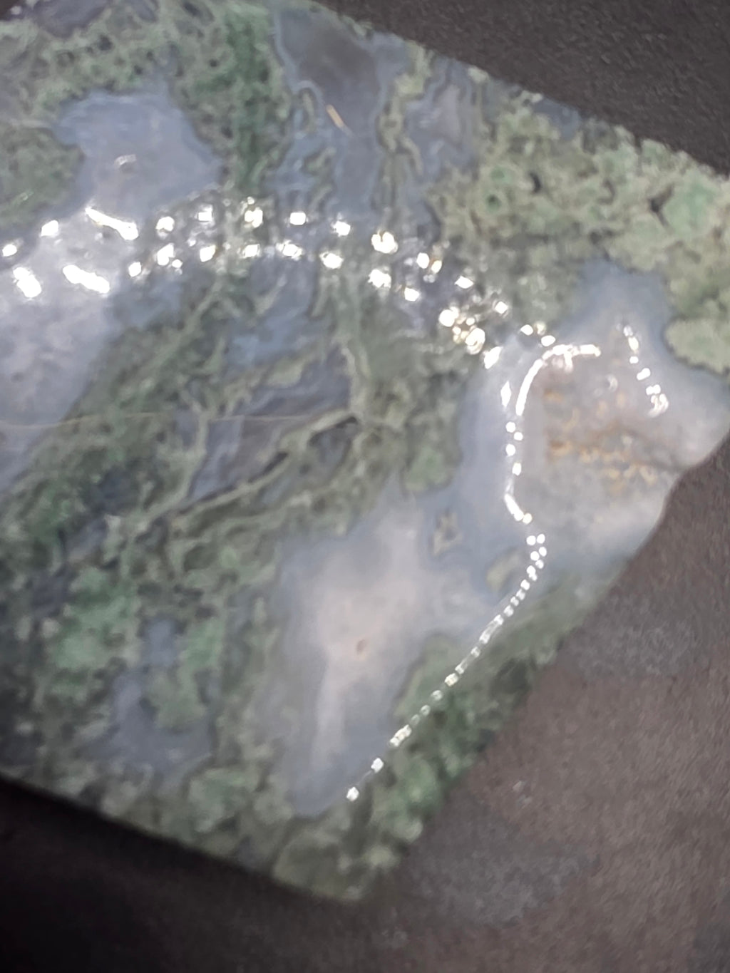 Moss Agate Diamond G