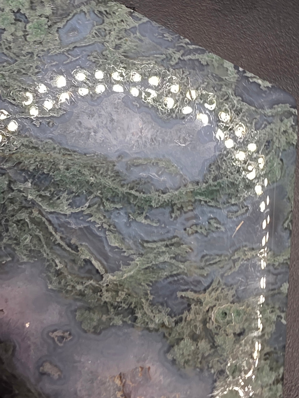 Moss Agate Diamond G