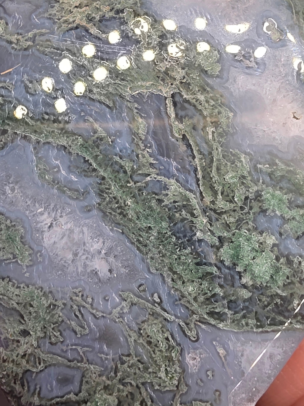 Moss Agate Diamond G