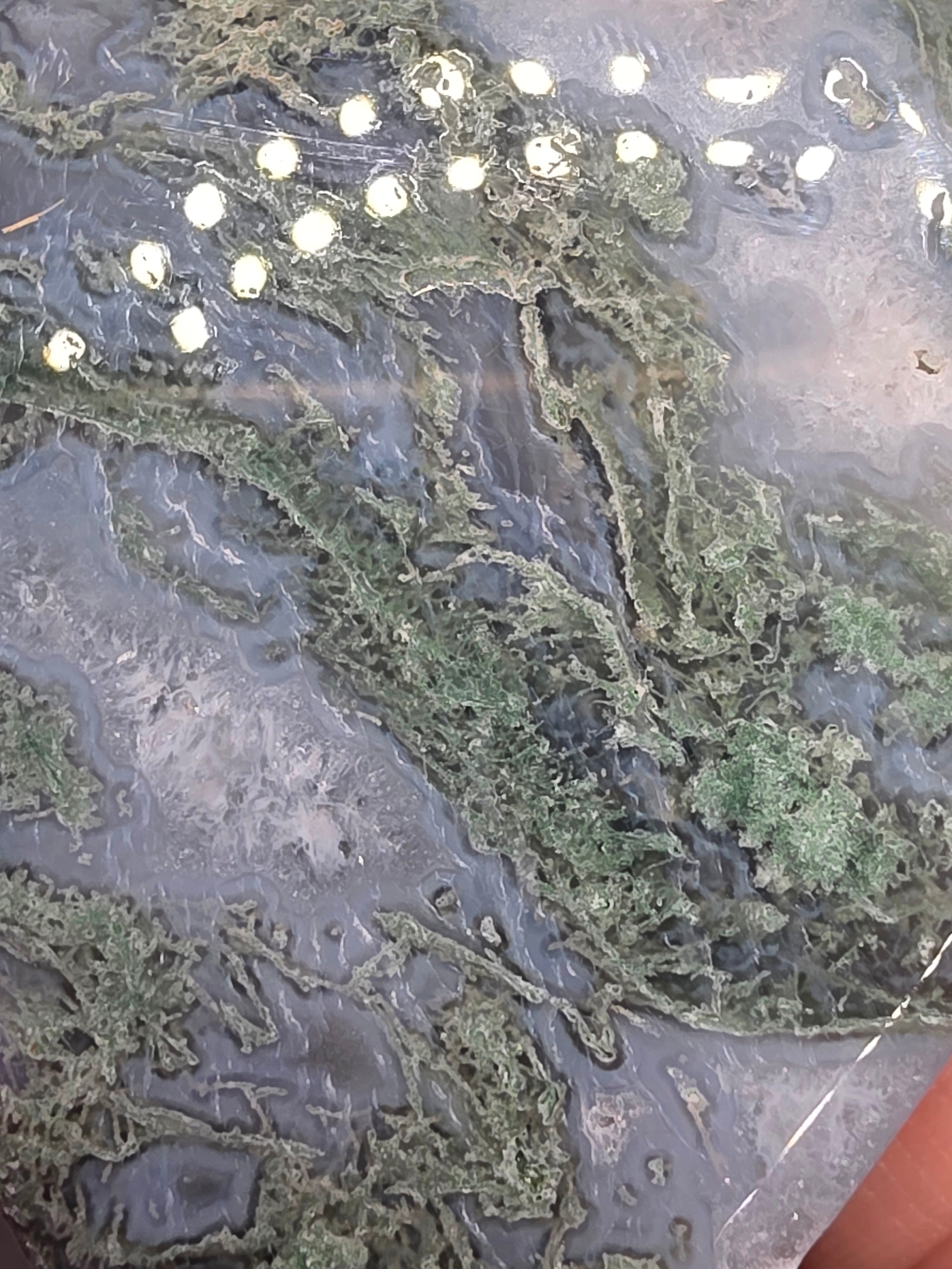 Moss Agate Diamond G