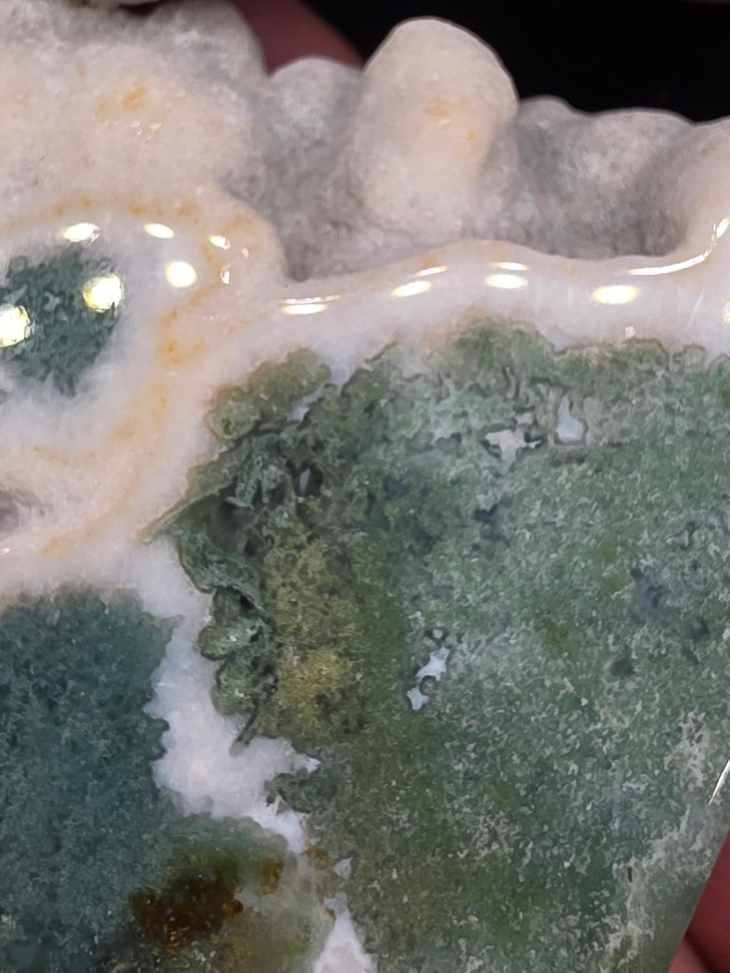 Moss Agate Diamond H