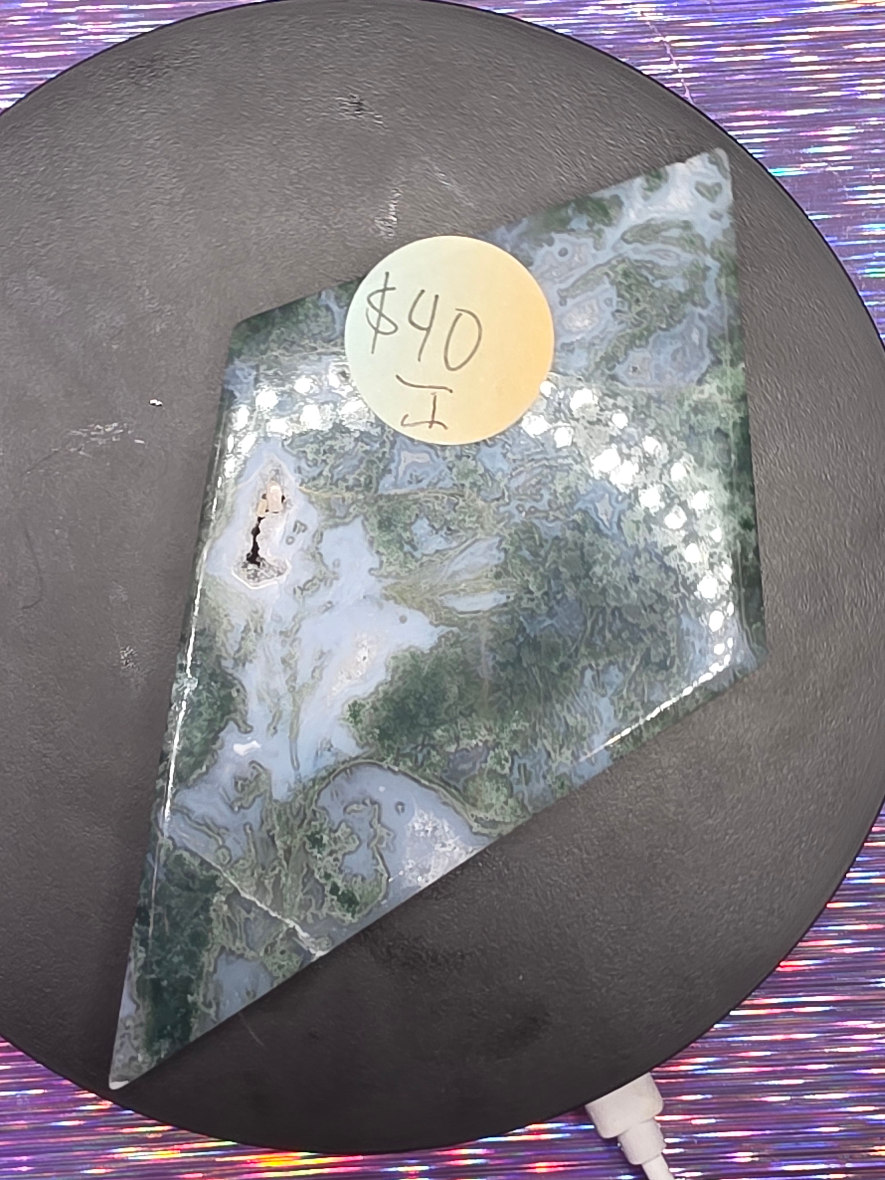 Moss Agate Diamond I