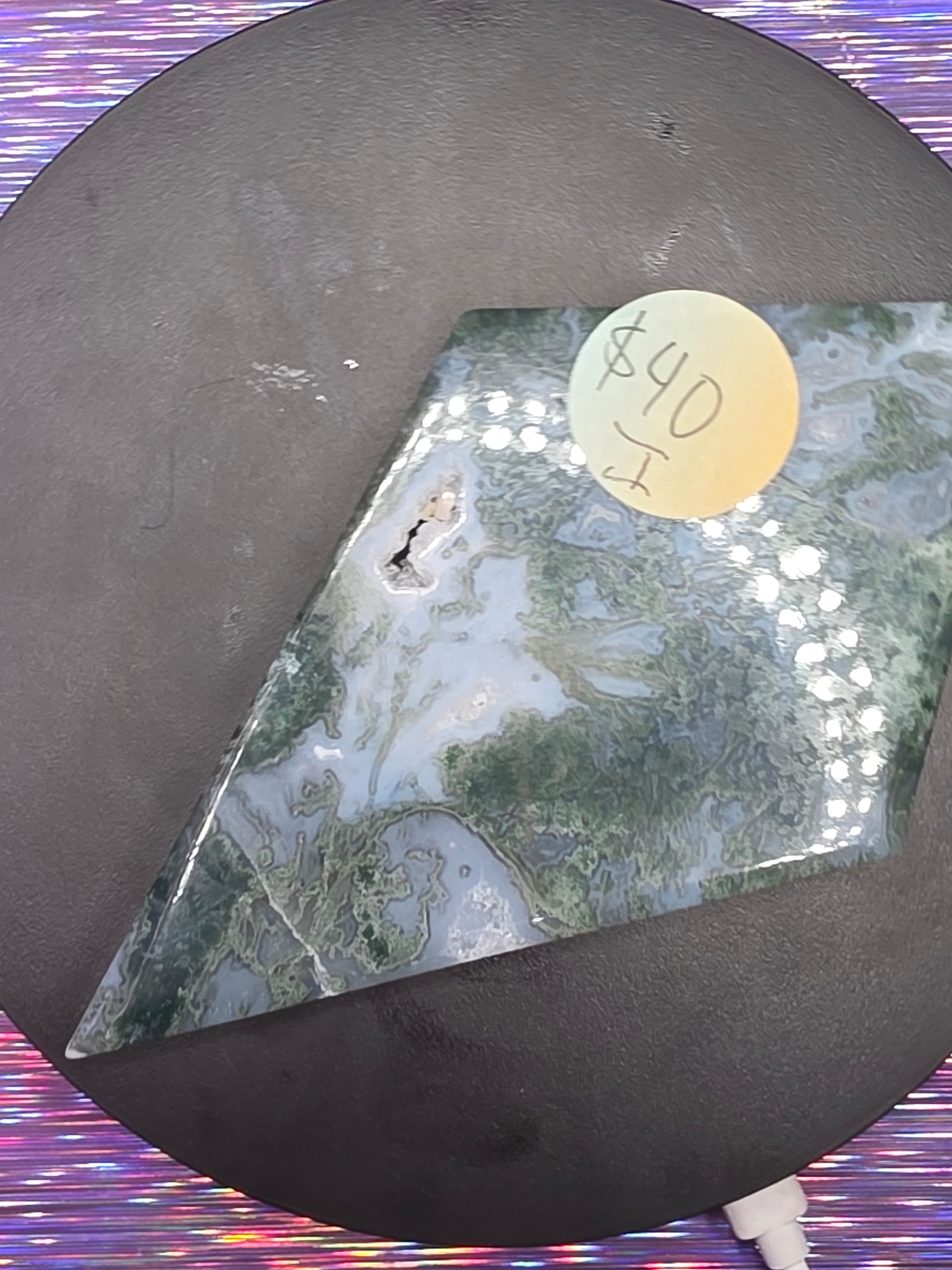 Moss Agate Diamond I
