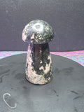 Snowflake Rhodonite Mushroom Carving C