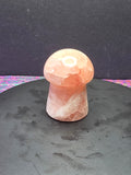 🍄 Strawberry Calcite Mushroom Carving B