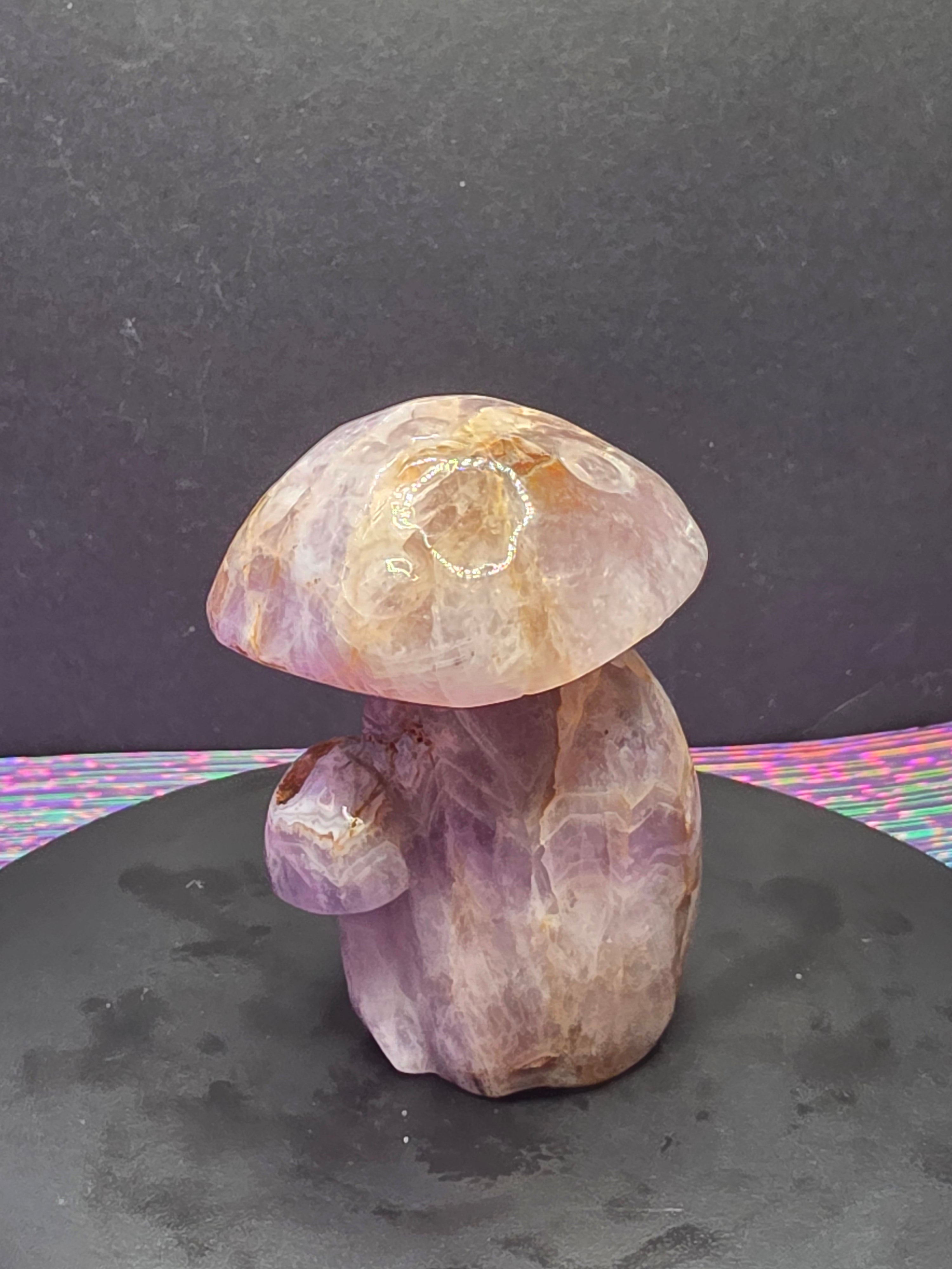 🍄 Amethyst Mushroom Carving