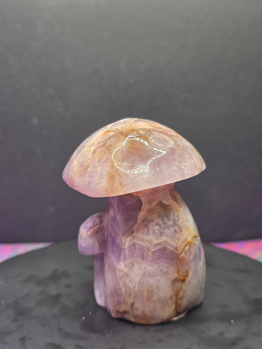 🍄 Amethyst Mushroom Carving