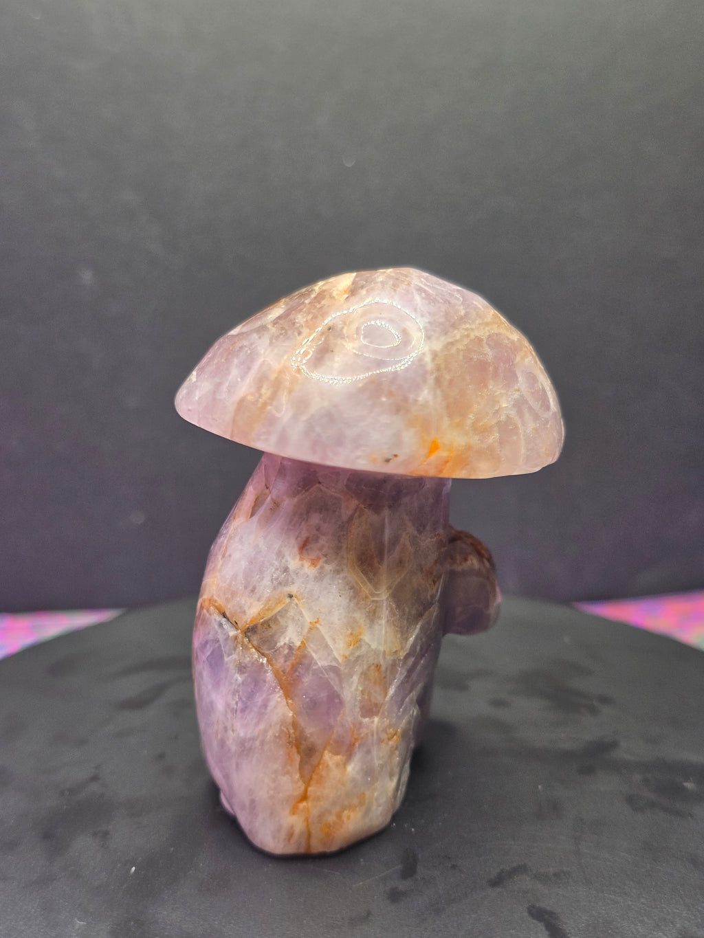 🍄 Amethyst Mushroom Carving