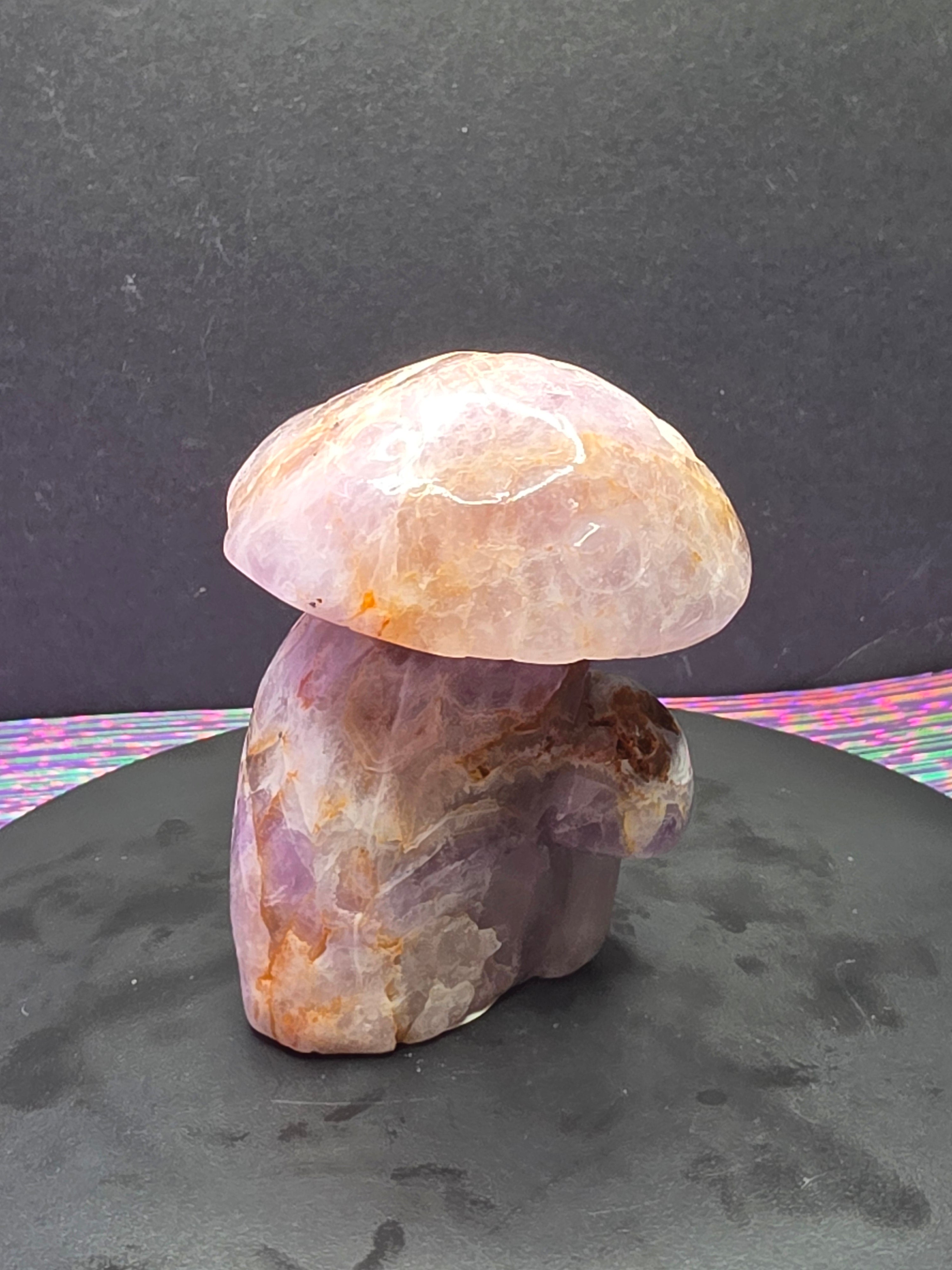 🍄 Amethyst Mushroom Carving