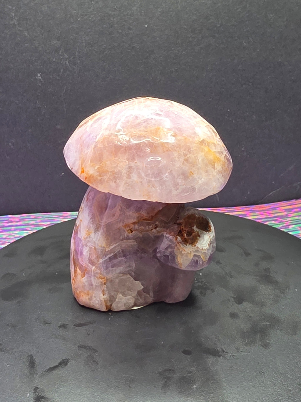 🍄 Amethyst Mushroom Carving