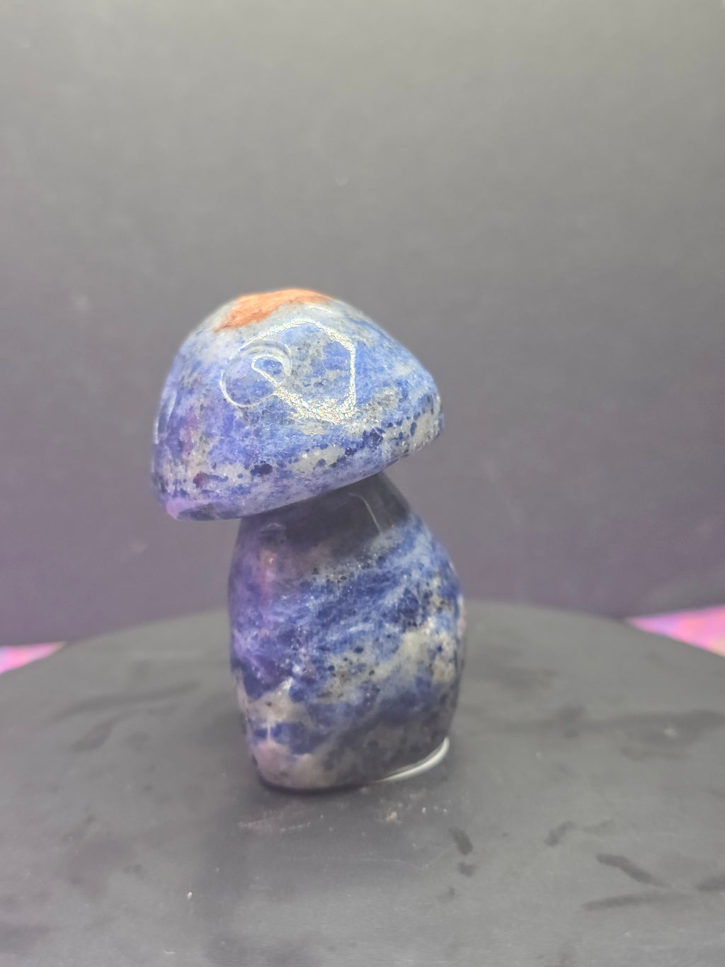 🍄 Sodalite Mushroom Carving