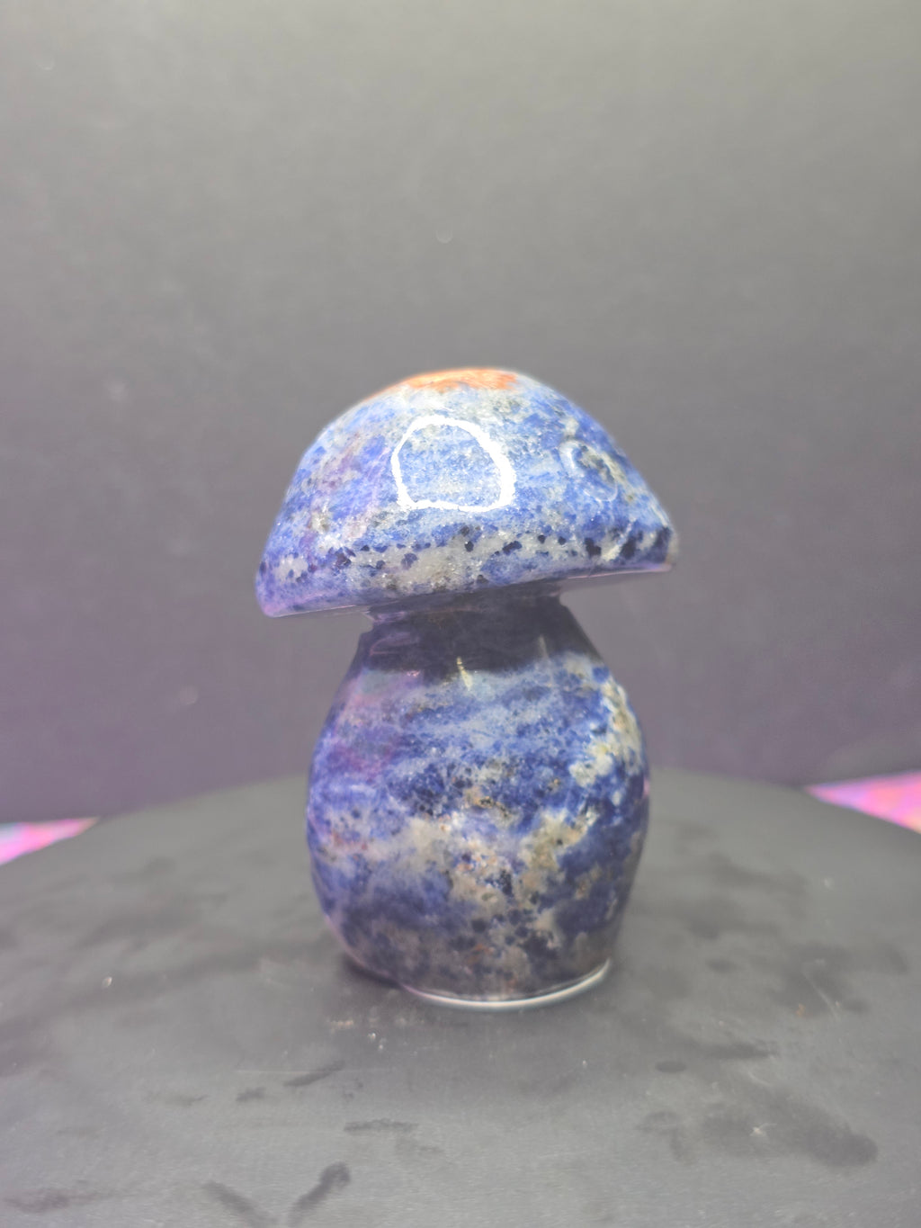 🍄 Sodalite Mushroom Carving