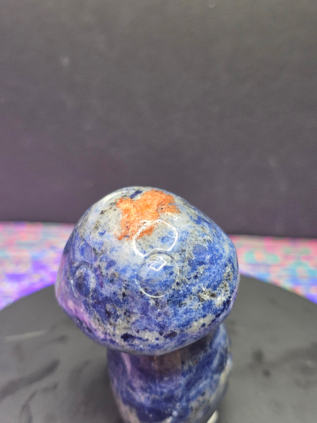🍄 Sodalite Mushroom Carving