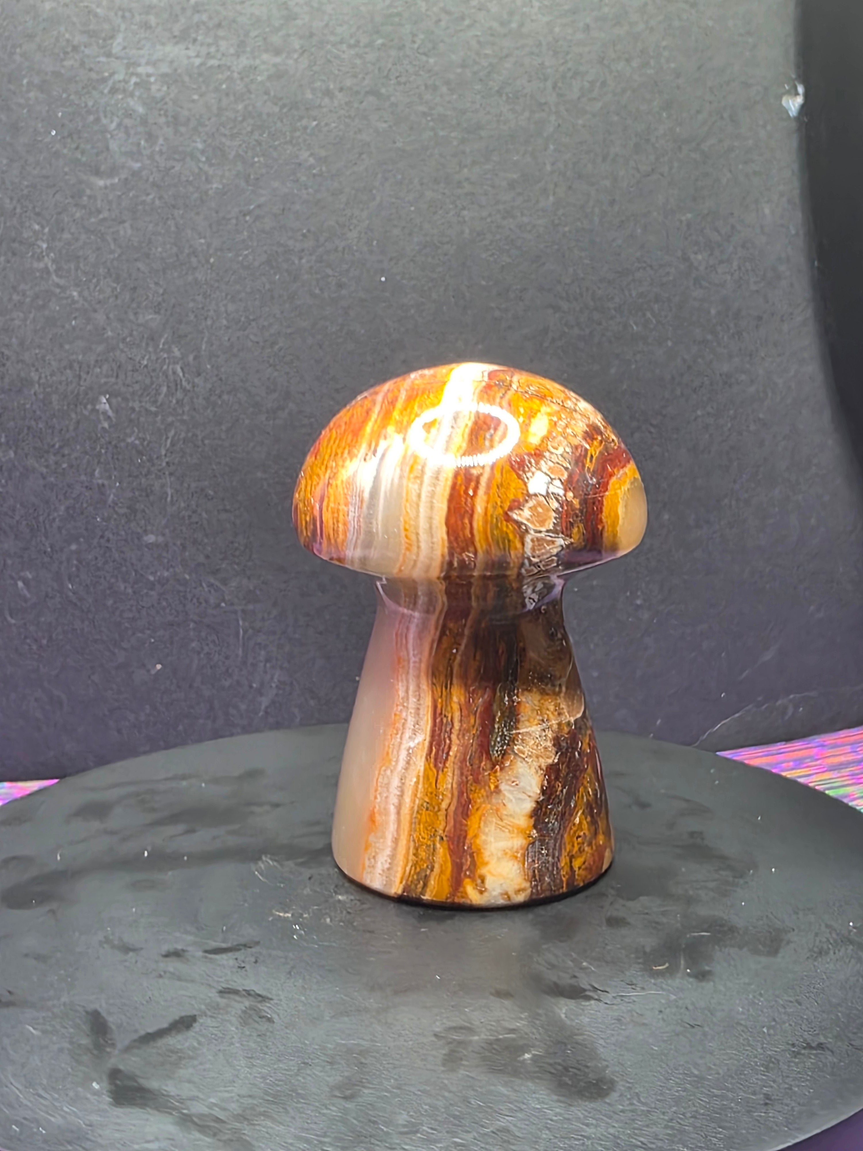 🍄 Onyx Mushroom Carving A