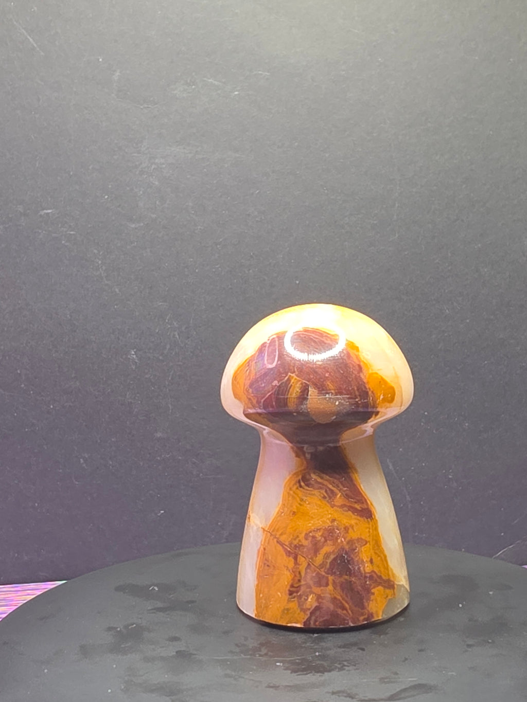 🍄 Onyx Mushroom Carving B