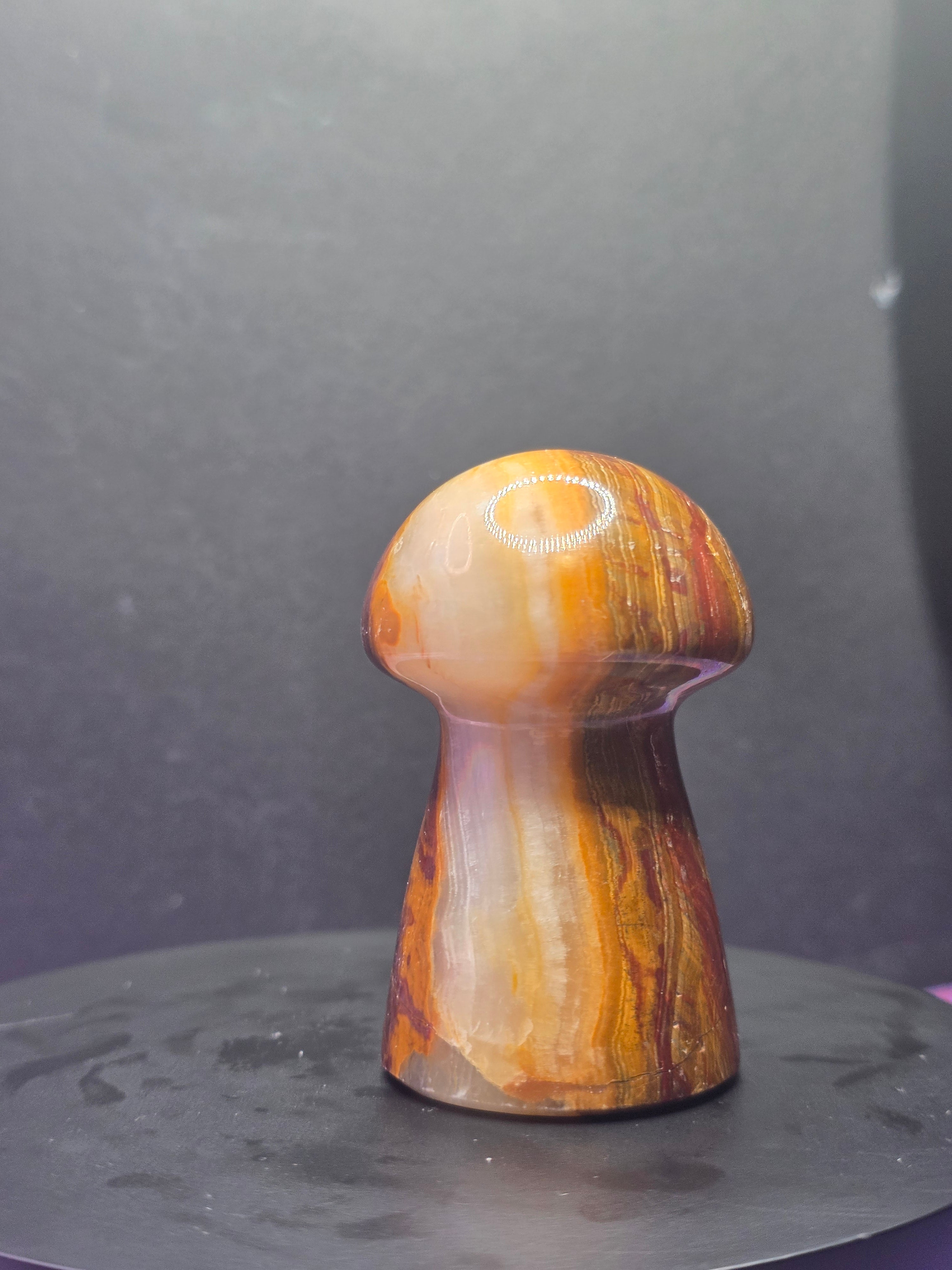🍄 Onyx Mushroom Carving B