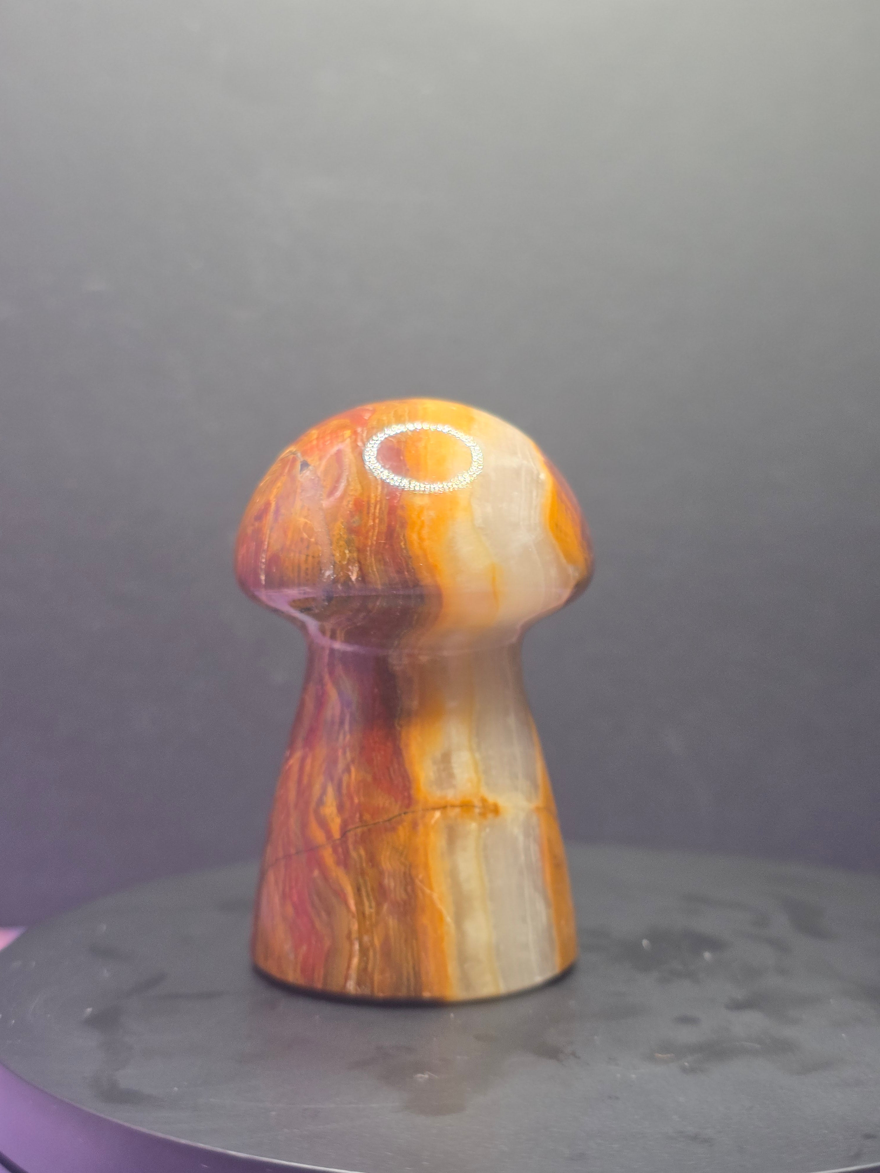 🍄 Onyx Mushroom Carving B