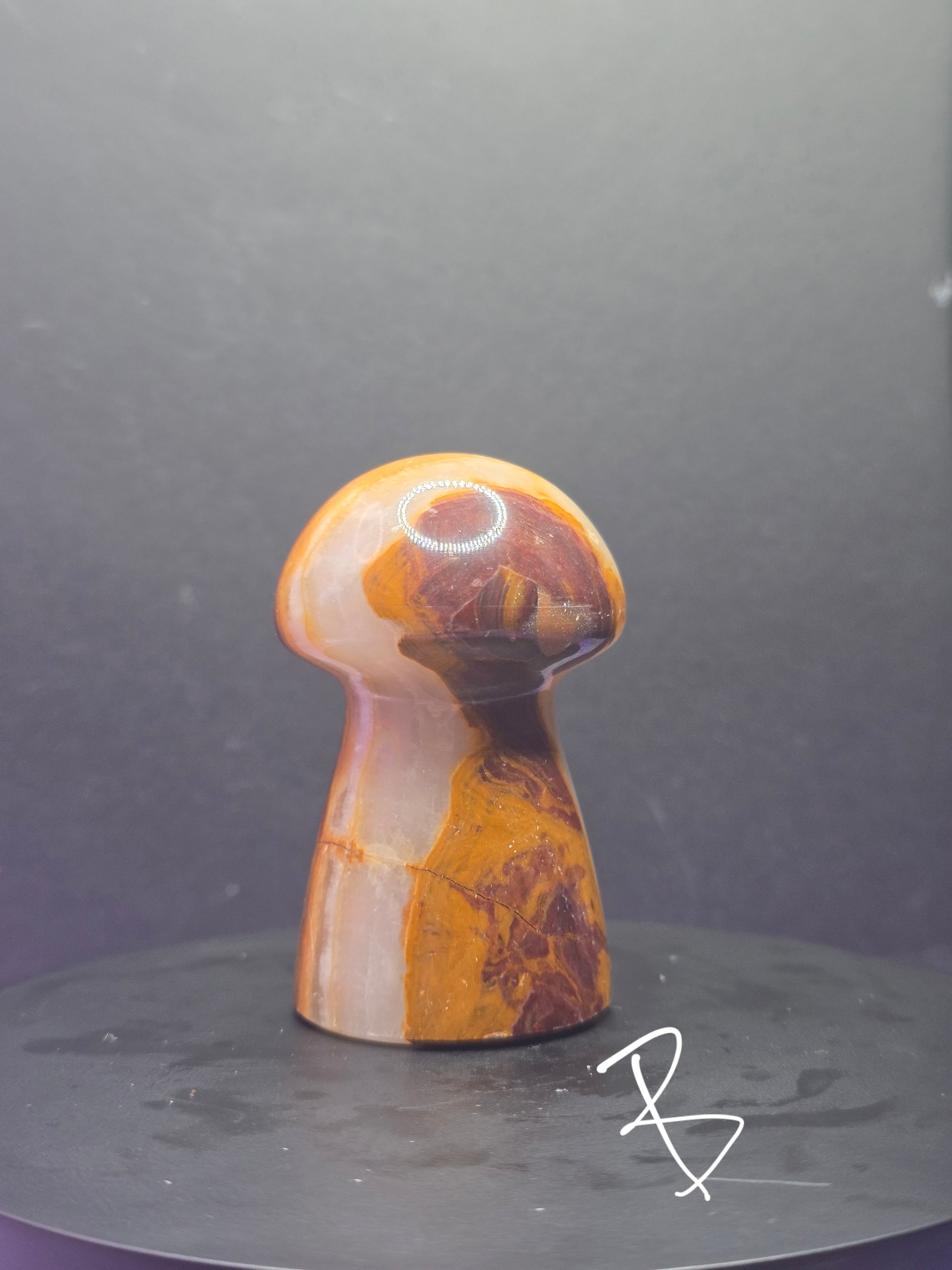 🍄 Onyx Mushroom Carving B