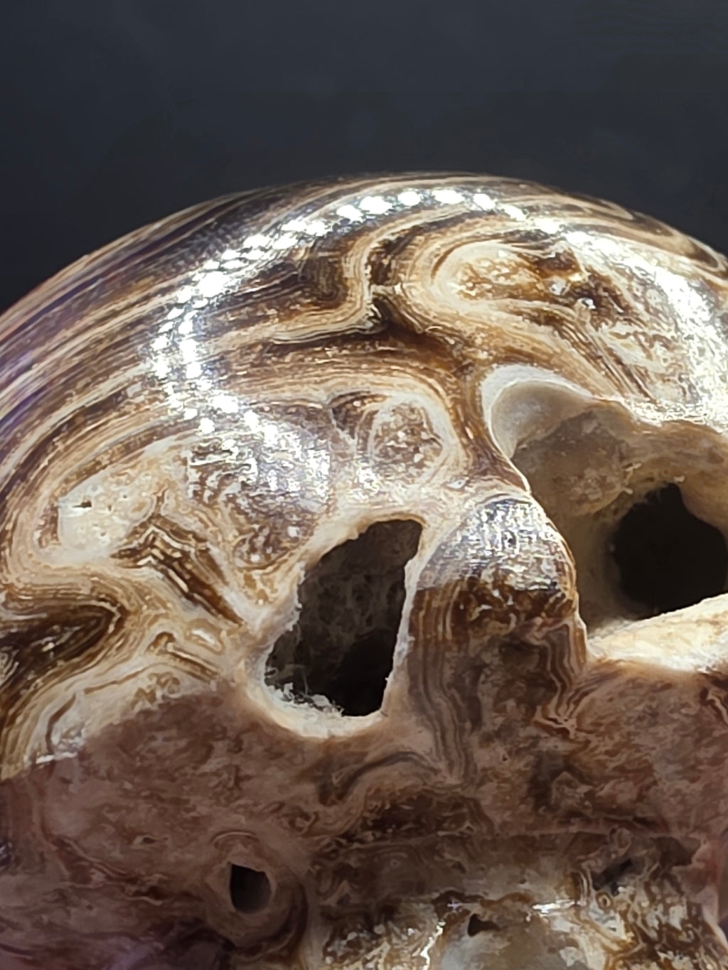 🍄 Chocolate Calcite Mushroom Carving C