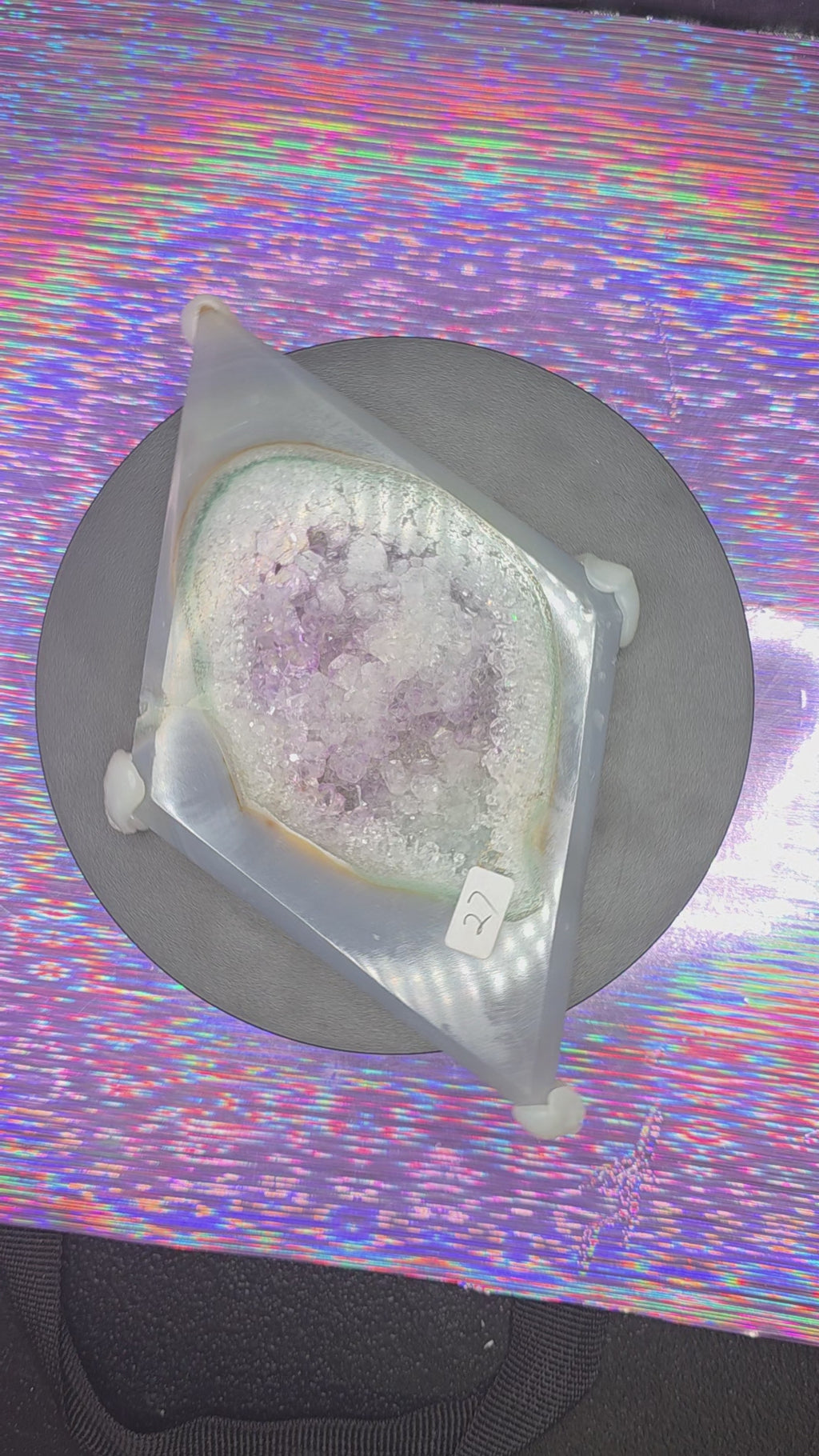 Agate Amethyst Diamond A