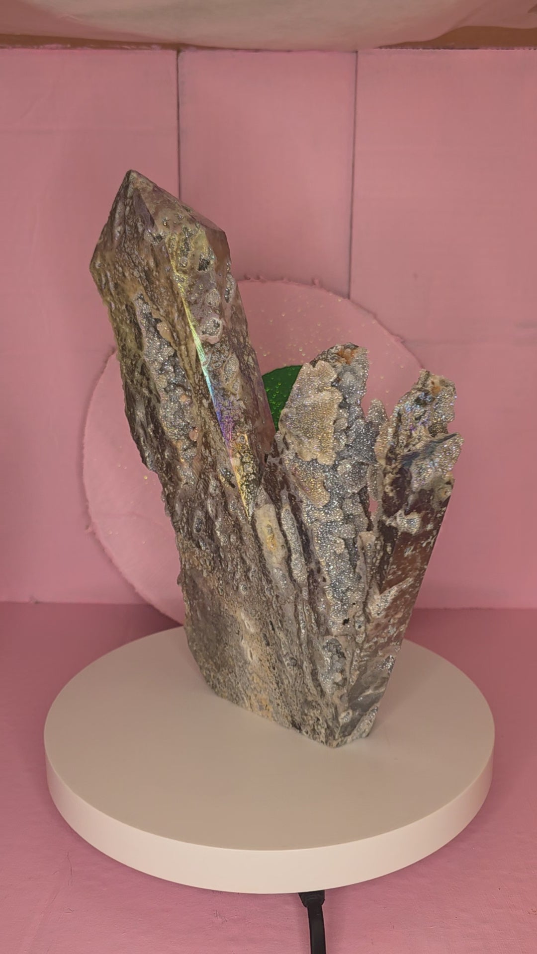 Aura Coated Sphalerite Tower D