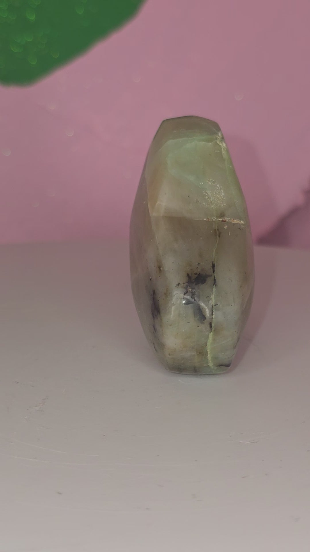 Garnierite Green Moonstone Heart Small
