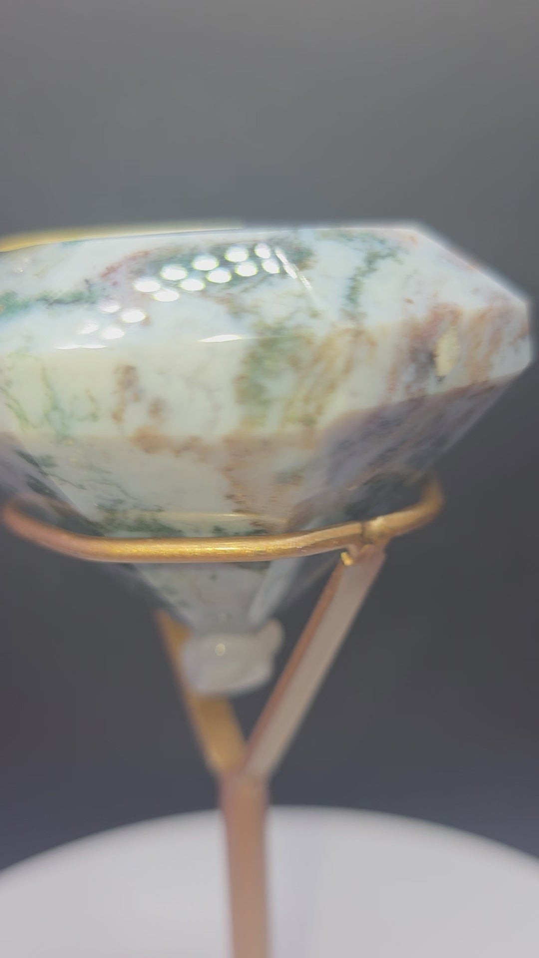Ocean Jasper Moss Agate Diamond B