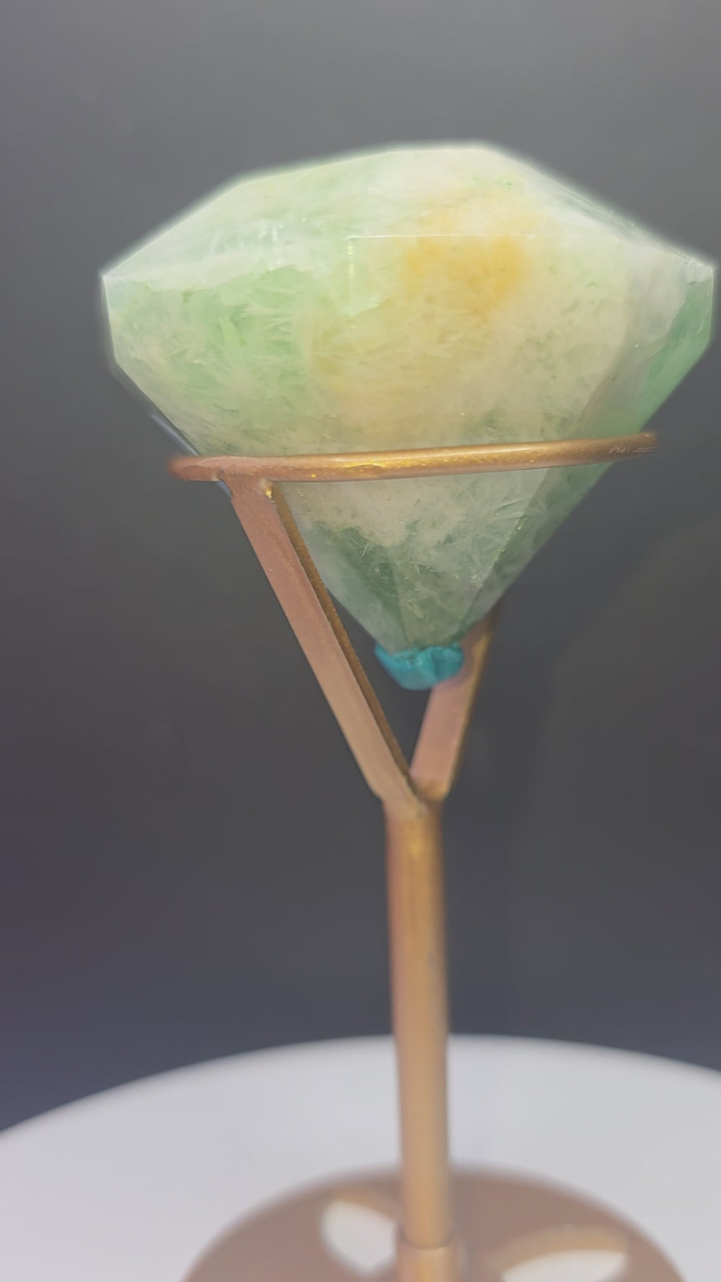 Feather Fluorite Diamond A