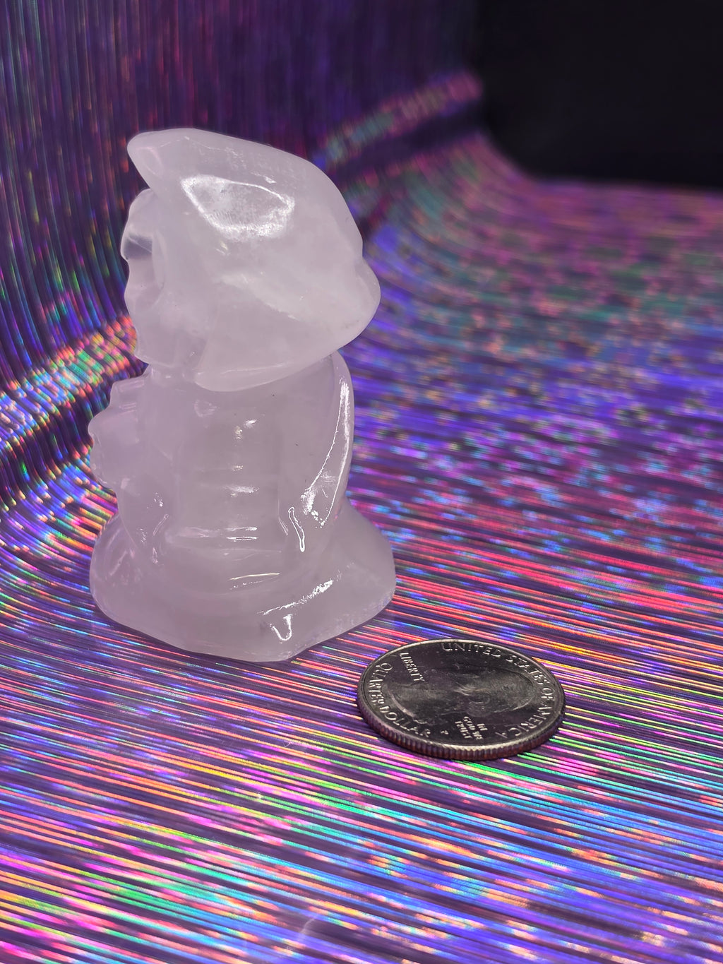 Clear Quartz Mini Grim Reaper D