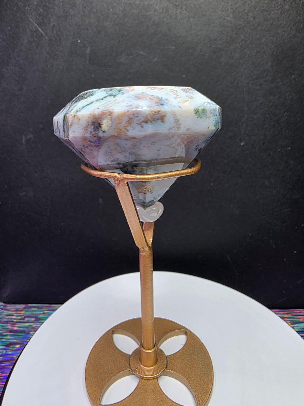 Ocean Jasper Moss Agate Diamond B