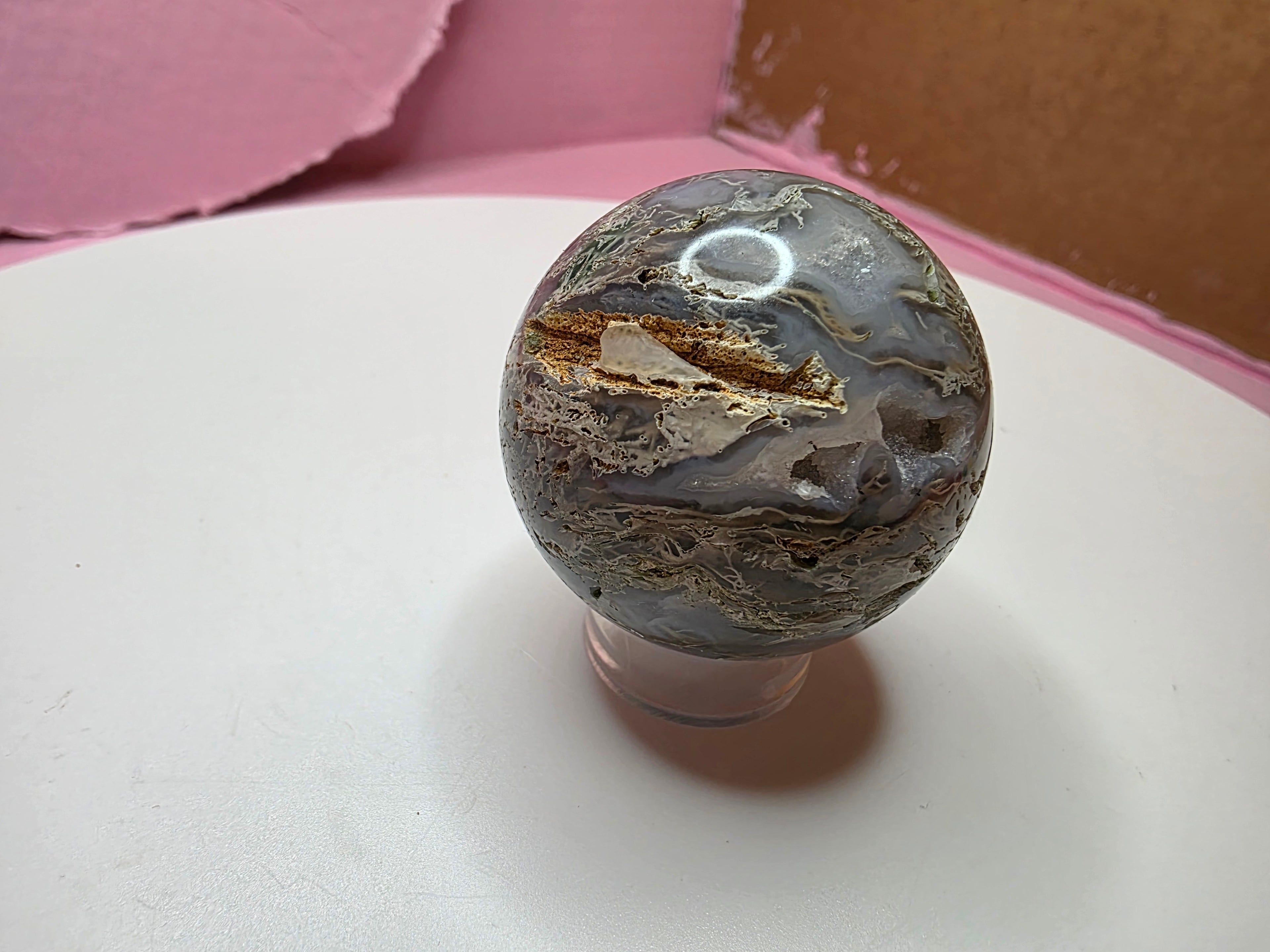 Moss Agate Sphere A