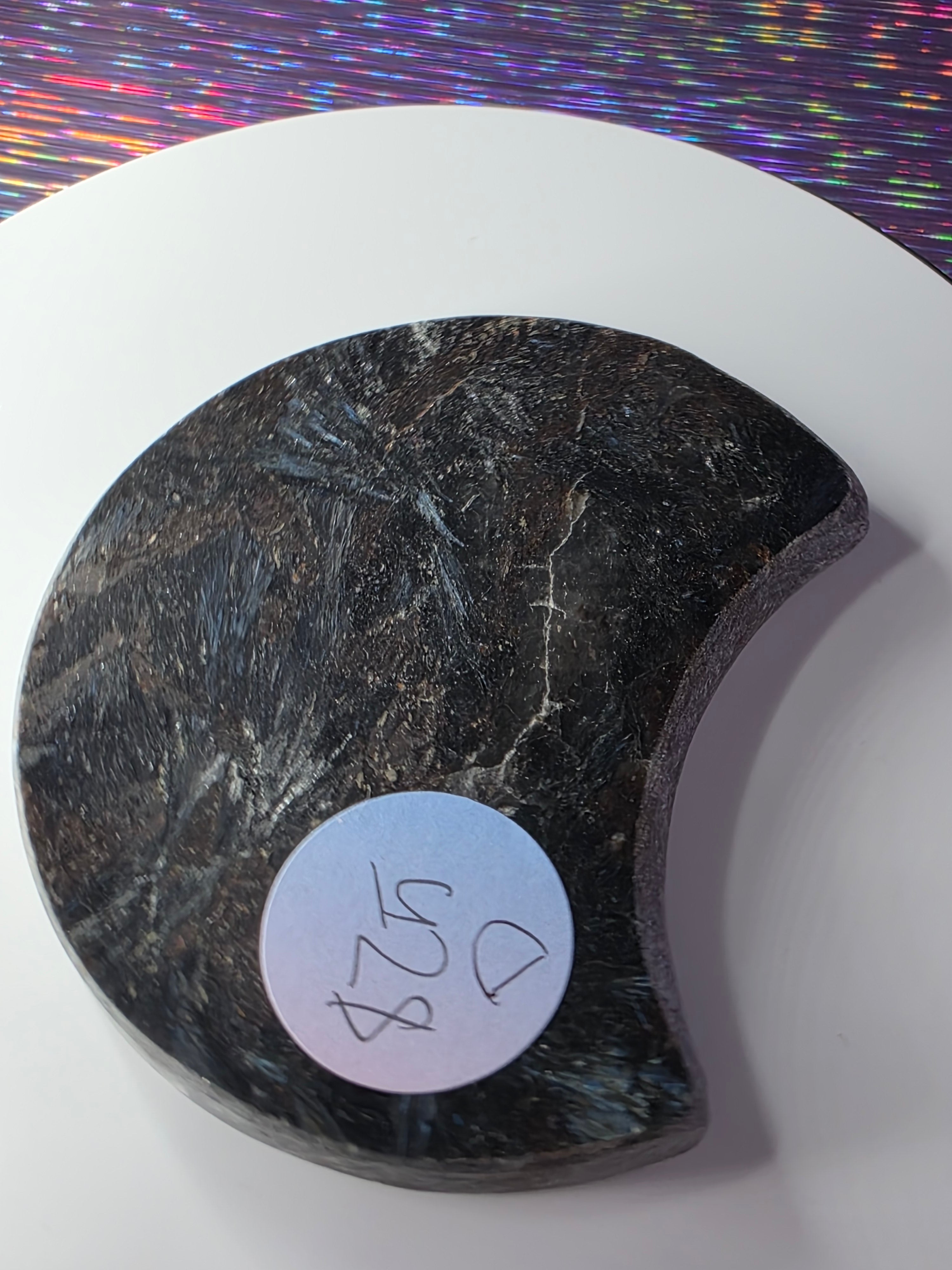 Arfvedsonite with Garnet Moon D
