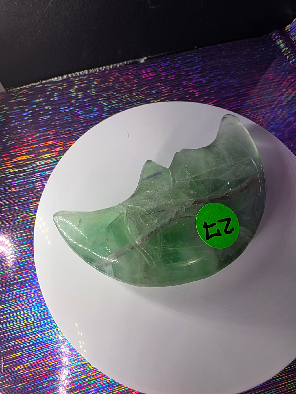 Fluorite Moon Face