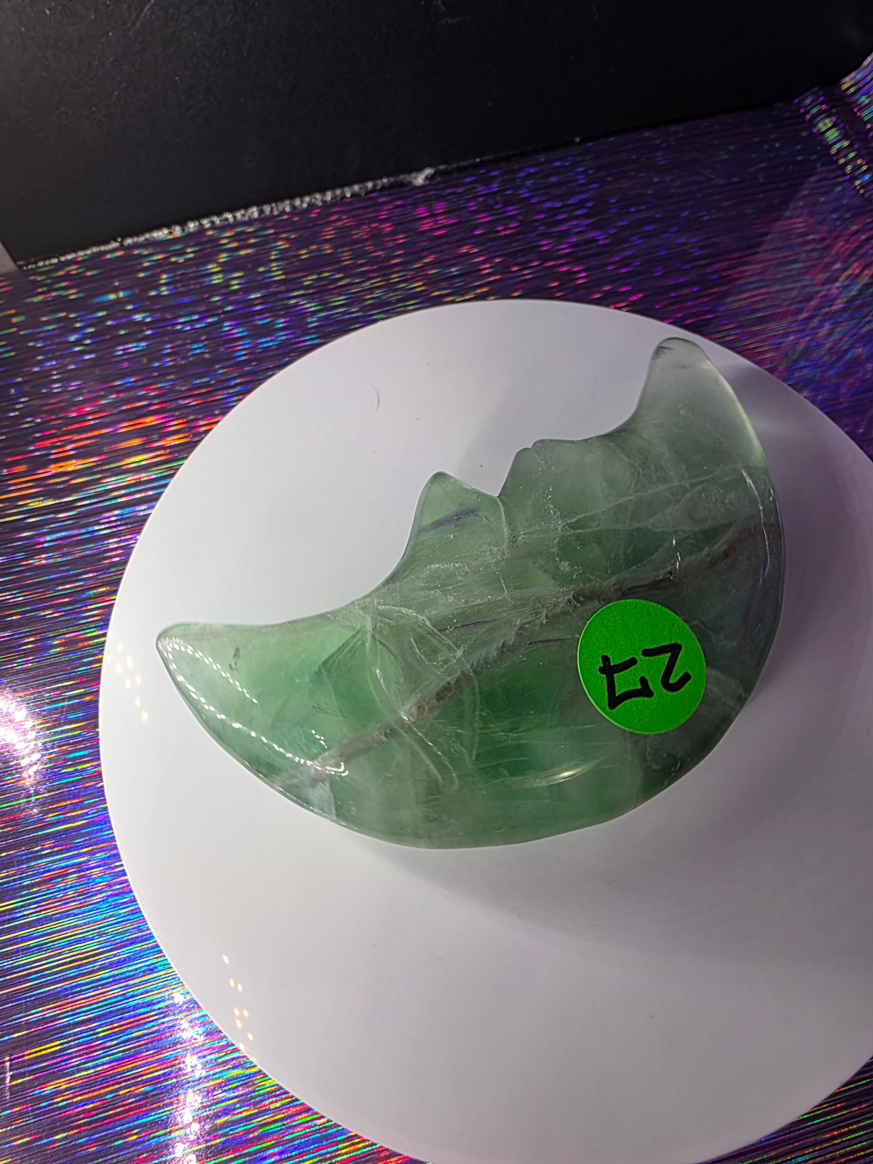 Fluorite Moon Face