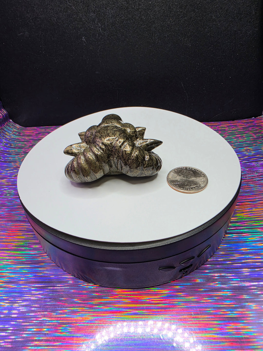 Pyrite Bighorn Ram Head A