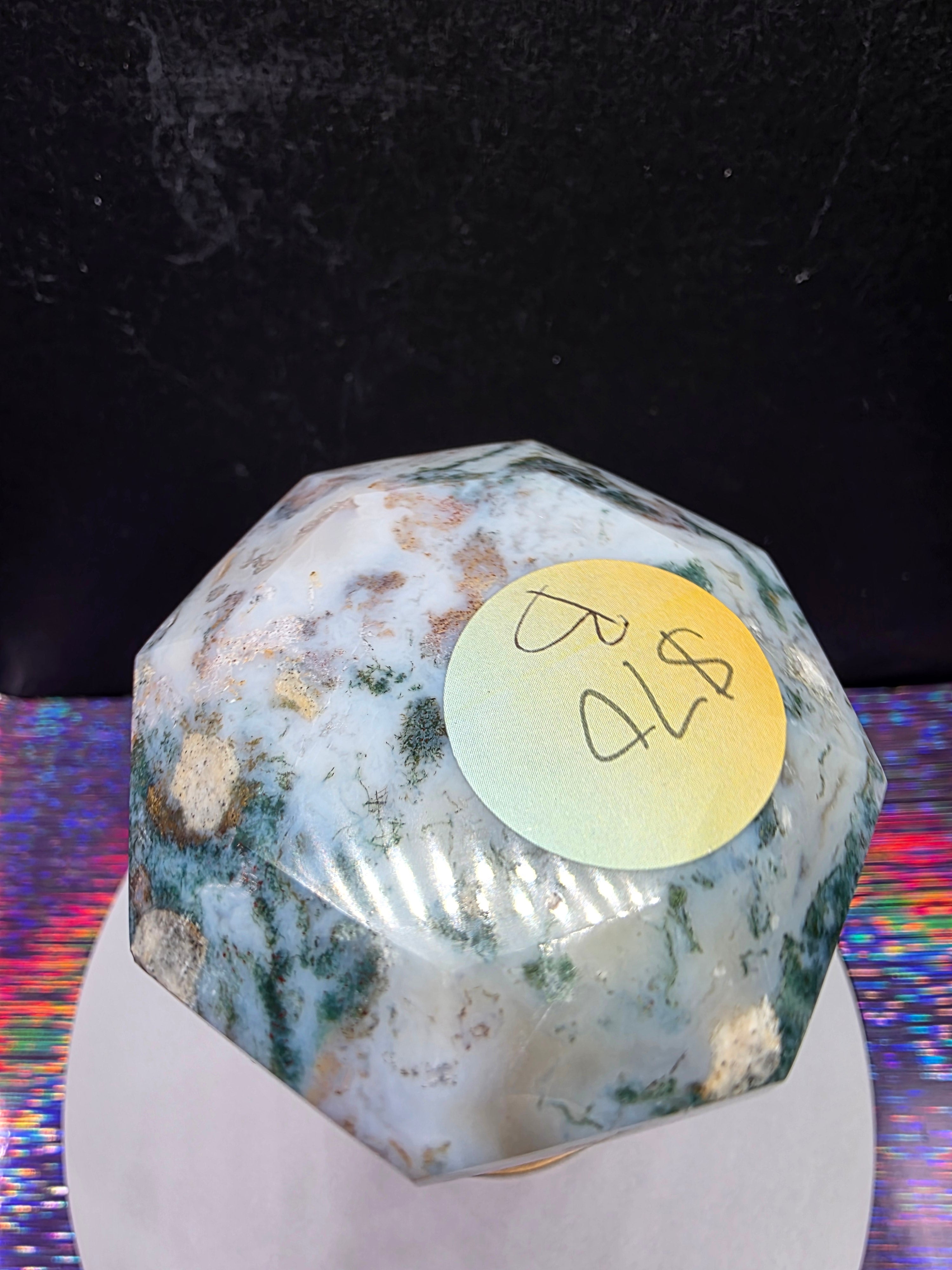 Ocean Jasper Moss Agate Diamond B