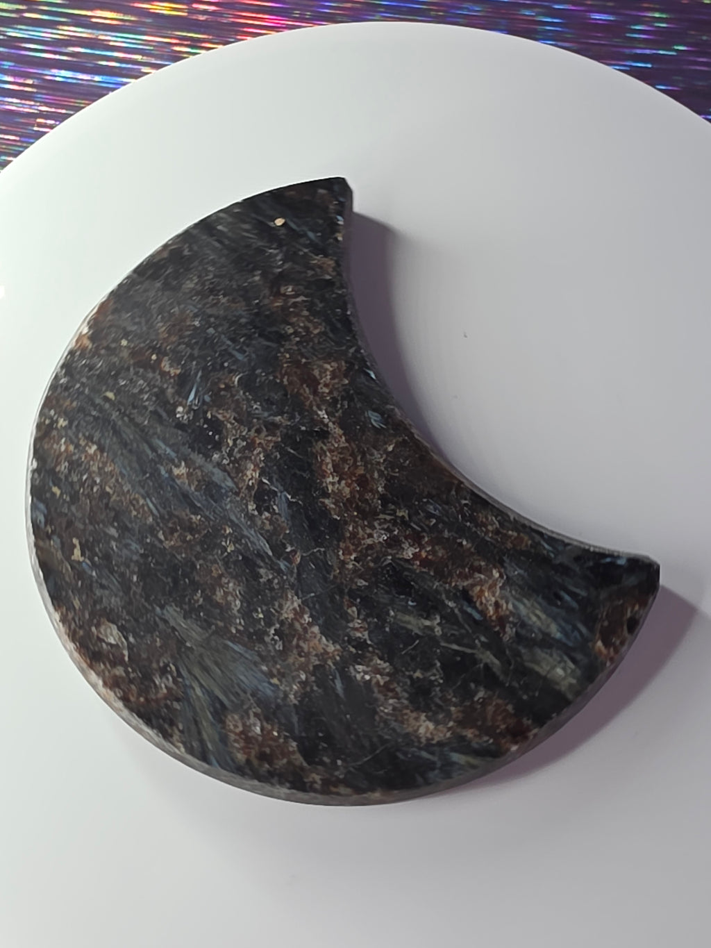 Arfvedsonite with Garnet Moon C