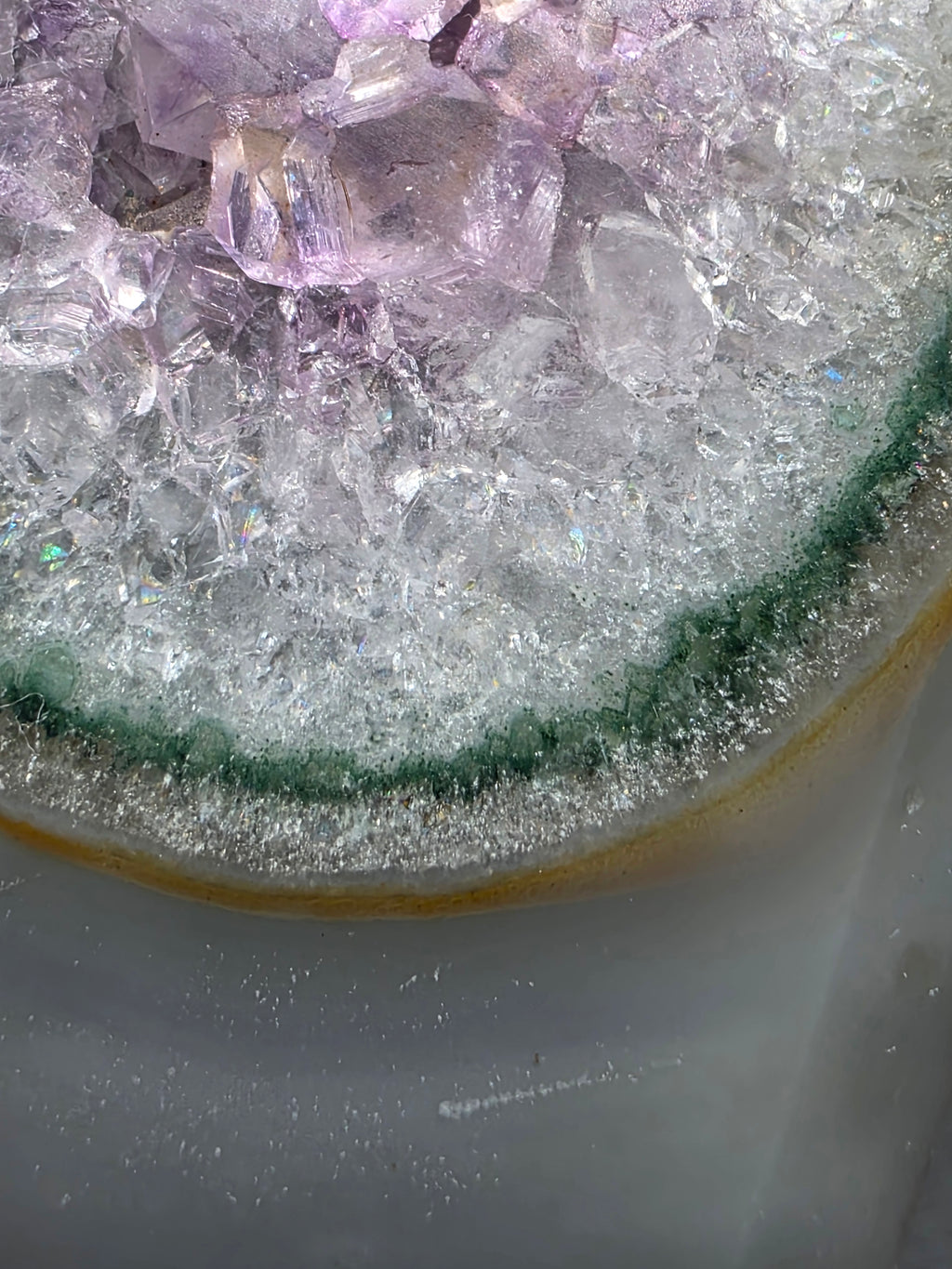 Agate Amethyst Diamond A