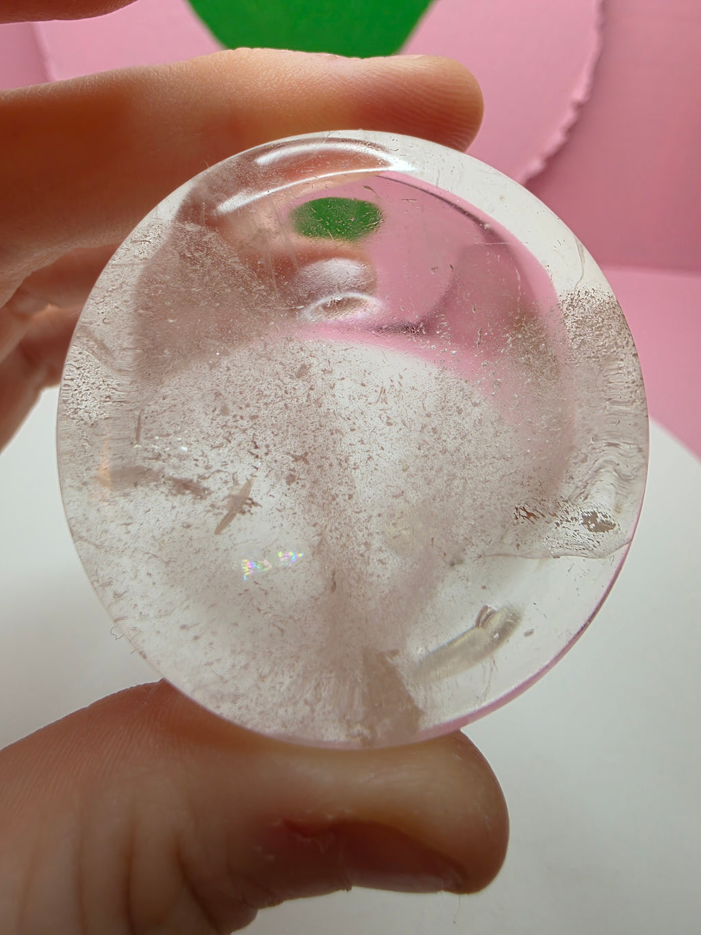 Clear Quartz Sphere Holder A
