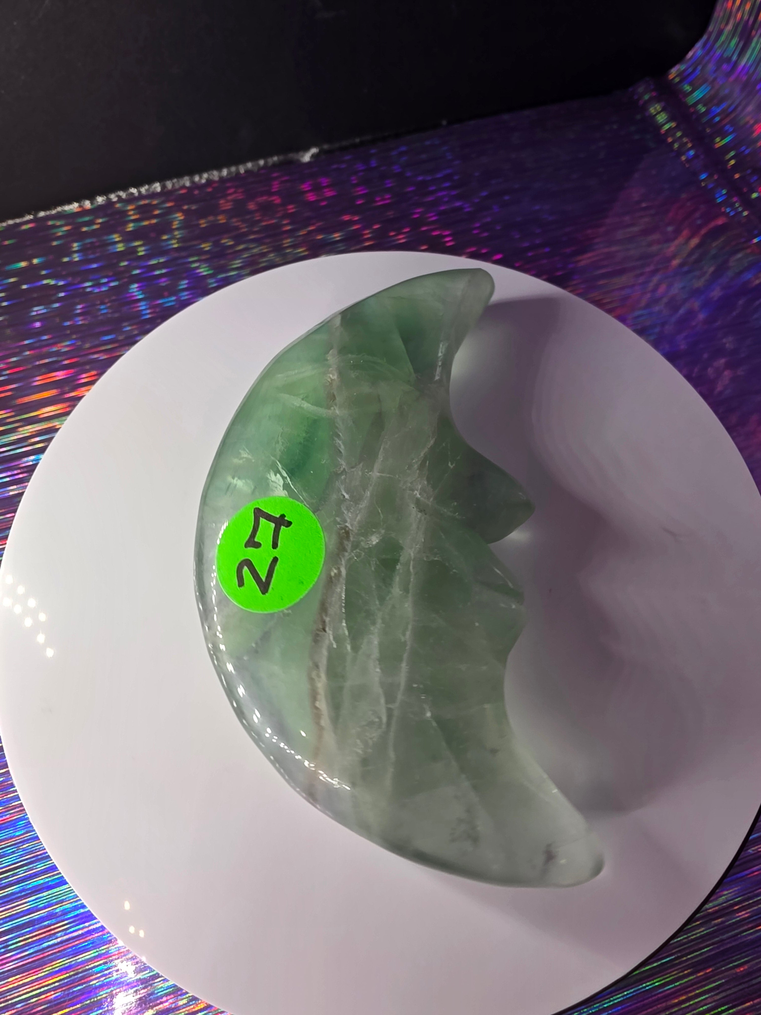 Fluorite Moon Face