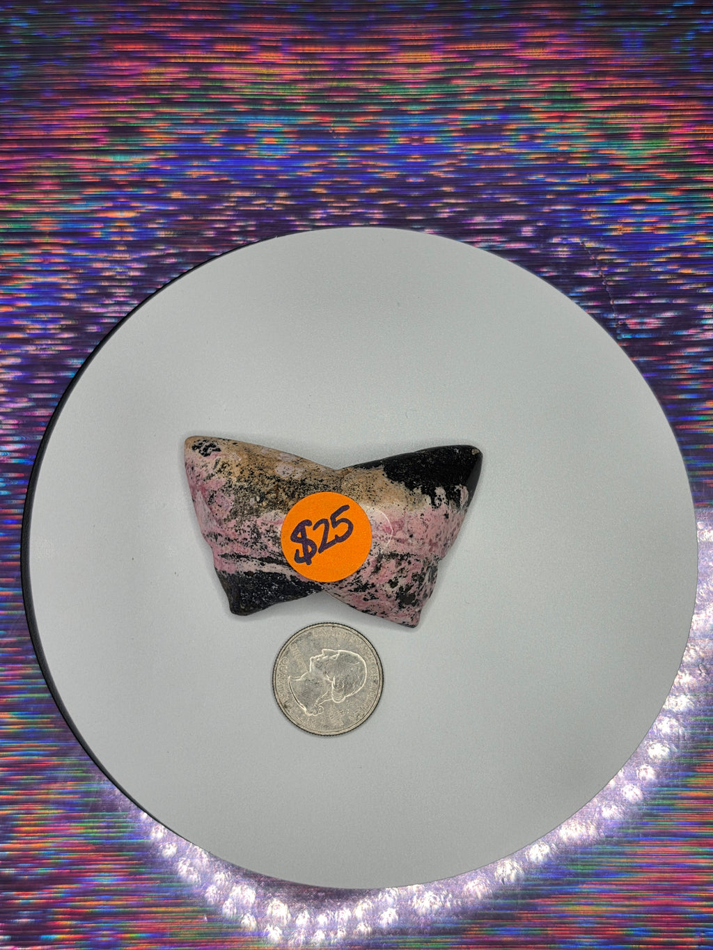 Peruvian Rhodonite Butterfly B