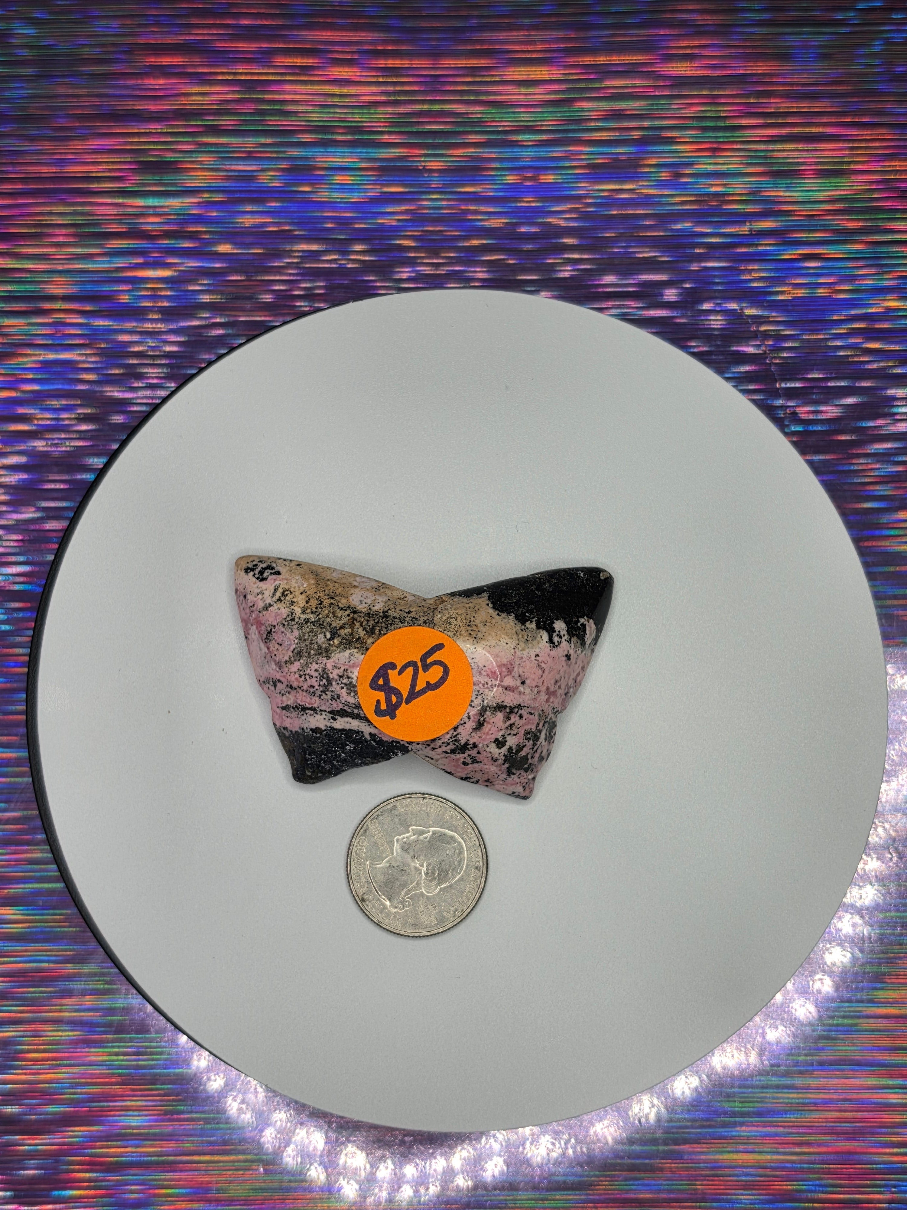 Peruvian Rhodonite Butterfly B