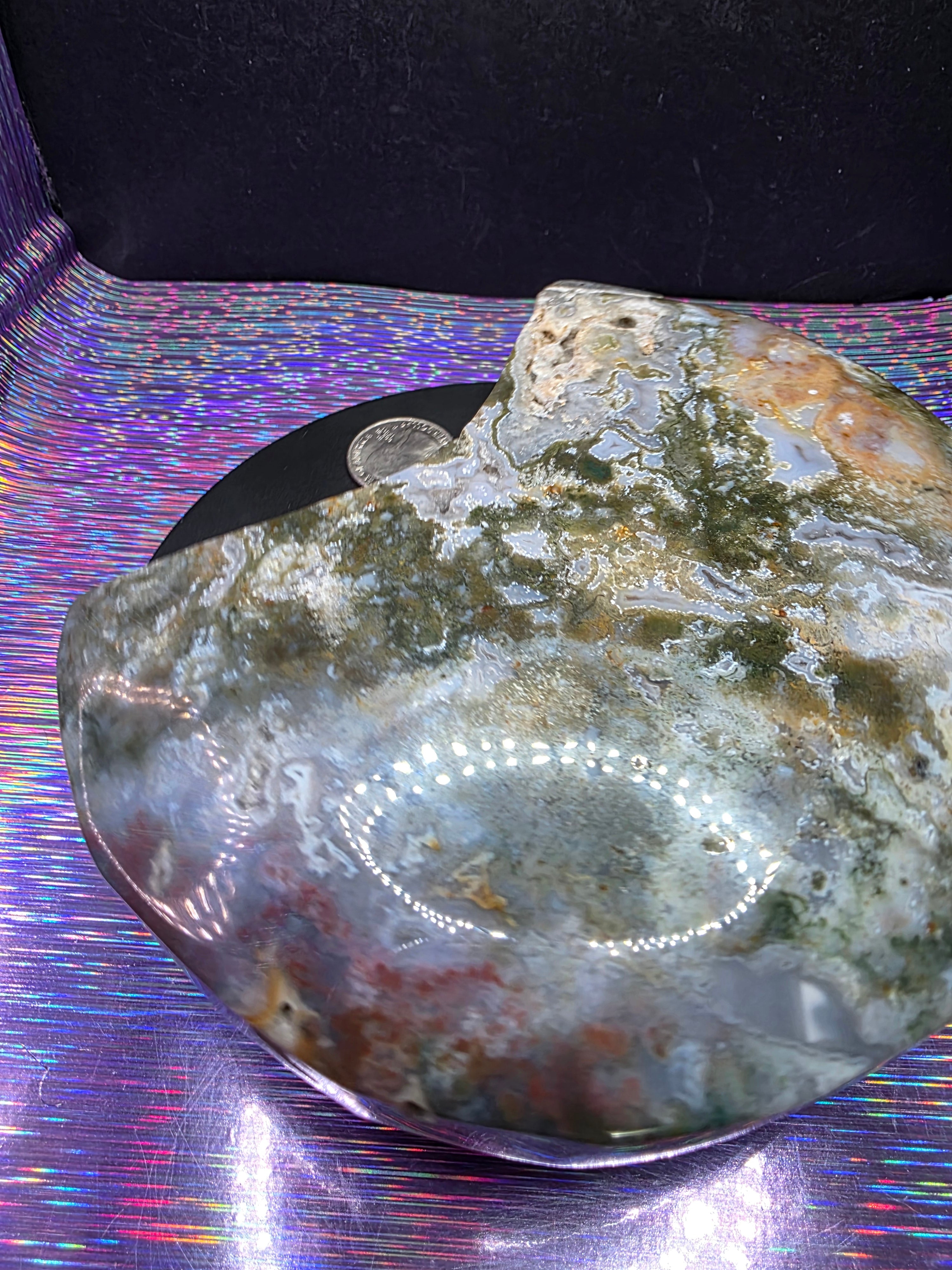Moss Agate Moon F